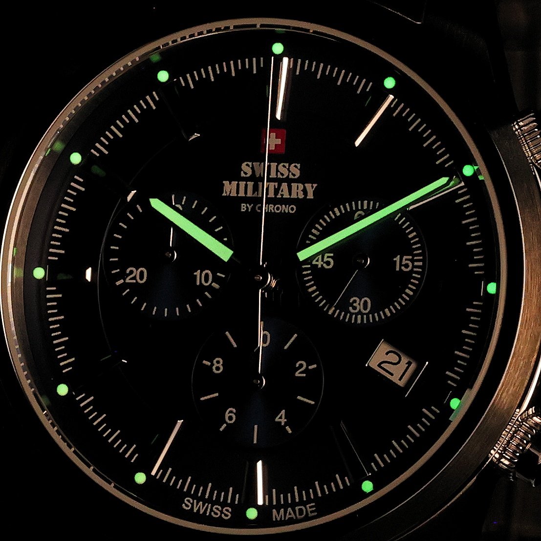 zegarek Swiss Military by Chrono SM3410703 kwarcowy męski Męskie Swiss Military Classic Chronograph