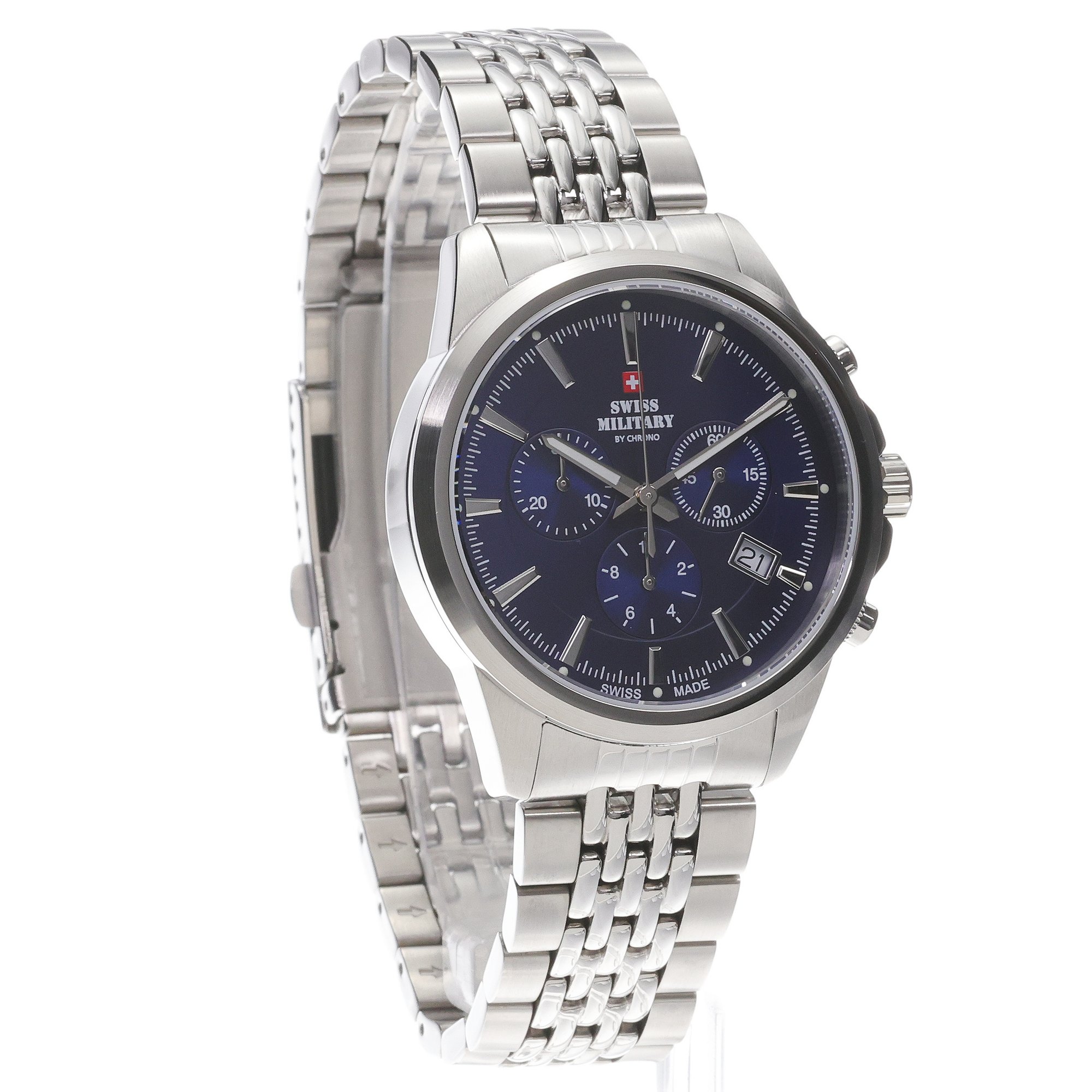 zegarek Swiss Military by Chrono SM3410703 Swiss Military Classic Chronograph męski z chronograf Męskie