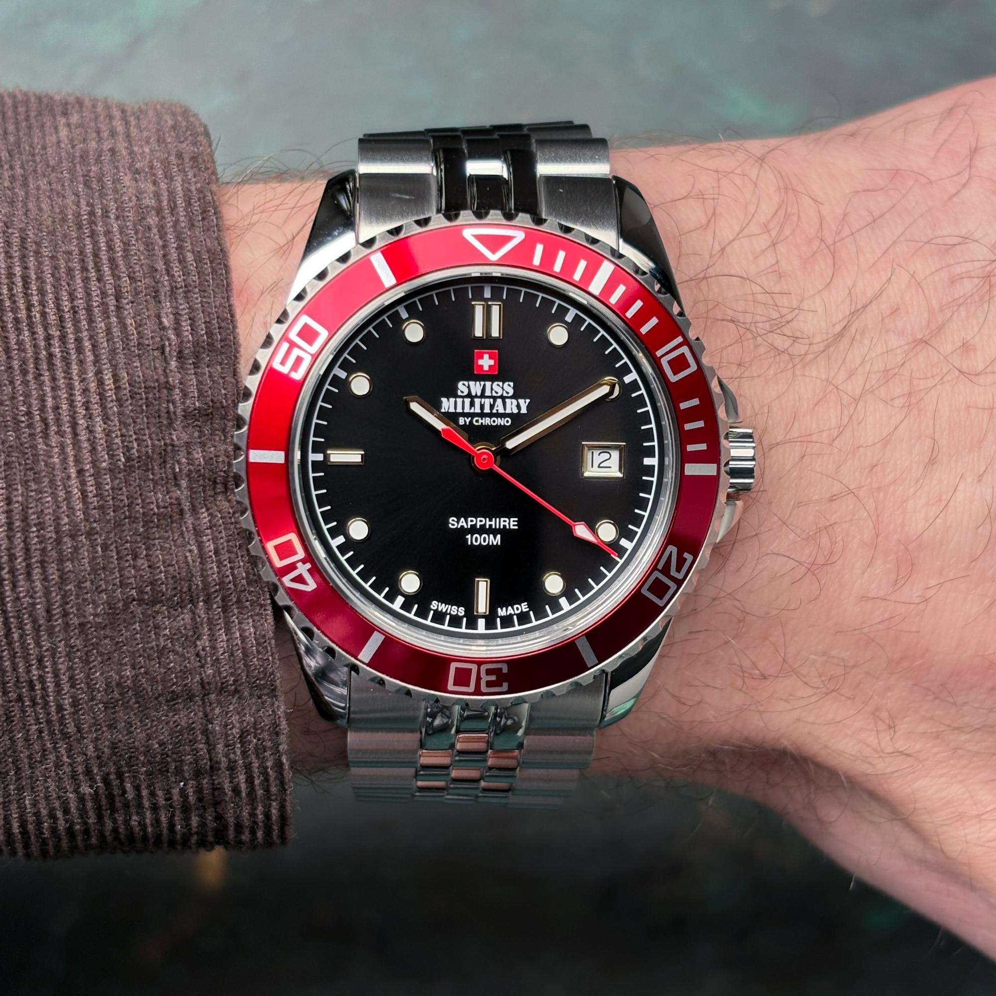 zegarek Swiss Military by Chrono SM3410904 srebrny Męskie