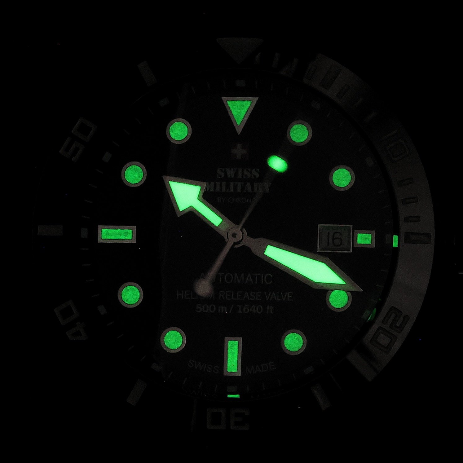 zegarek Swiss Military by Chrono SMA3407504 czarny Męskie