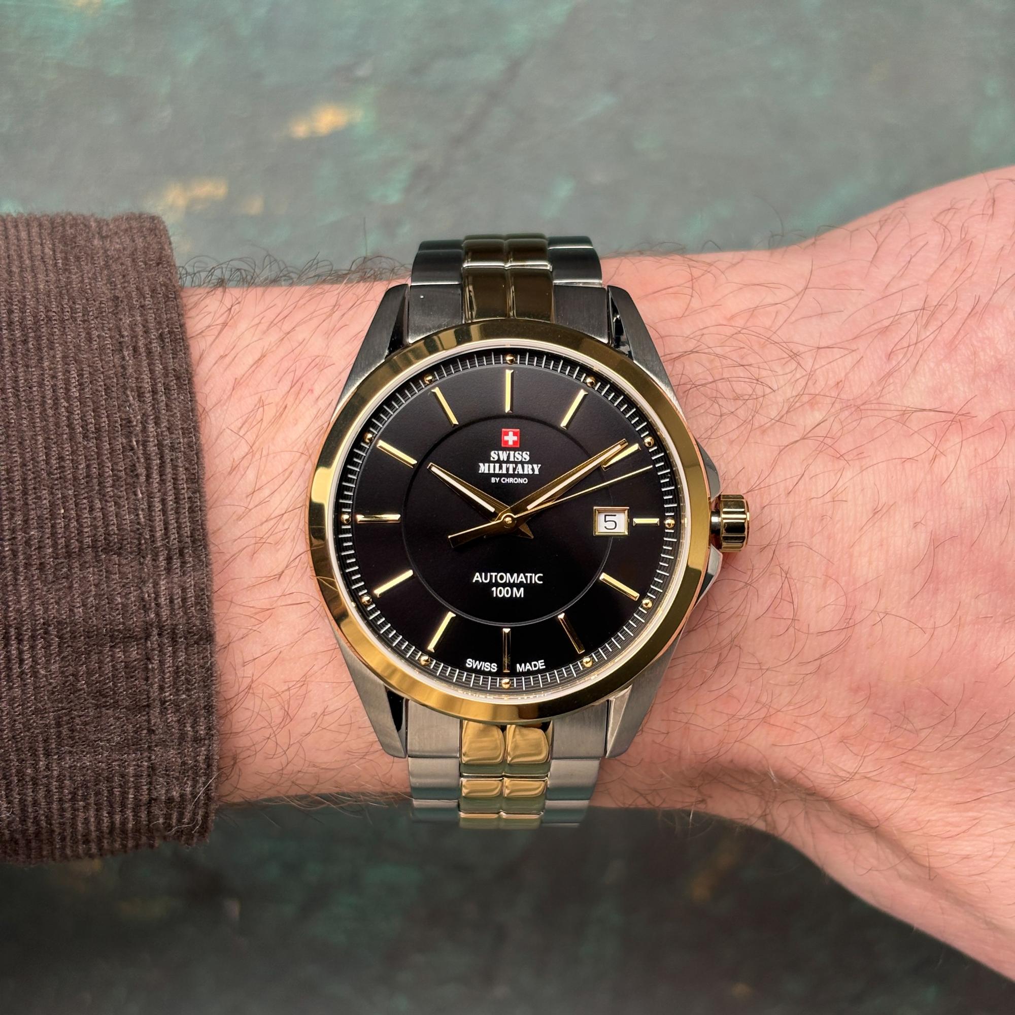 zegarek Swiss Military by Chrono SMA3408505 srebrny Męskie