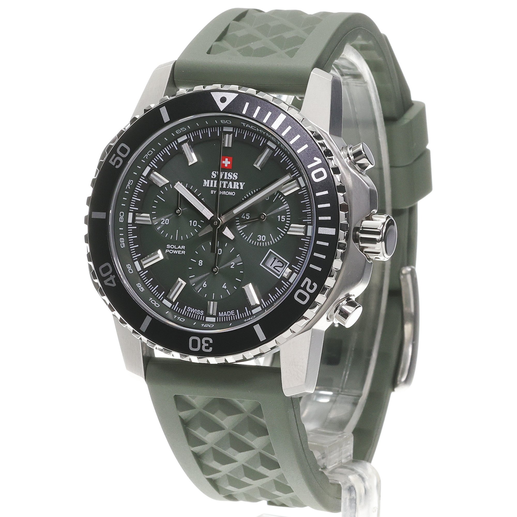 zegarek Swiss Military by Chrono SMS3411304 solar męski Męskie Swiss Military Solar Chronograph