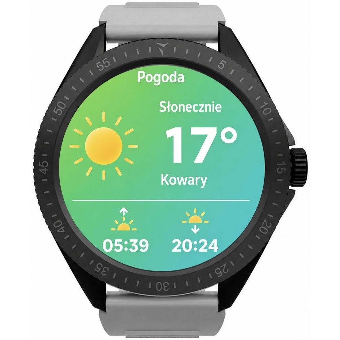 zegarek Techmade TM-ROCKS2-BKGYG Rocks 20 Czarny zestaw z Grafitowym Wymiennym Bezelem Rocks 20