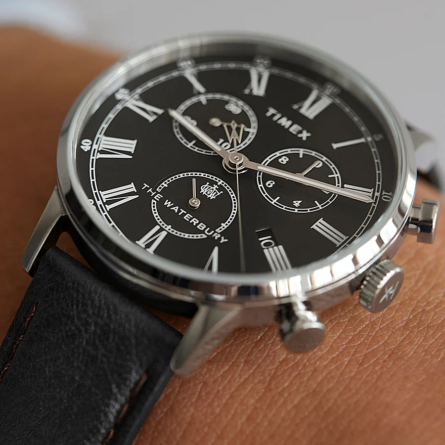 zegarek Timex TW2U88300 srebrny Waterbury