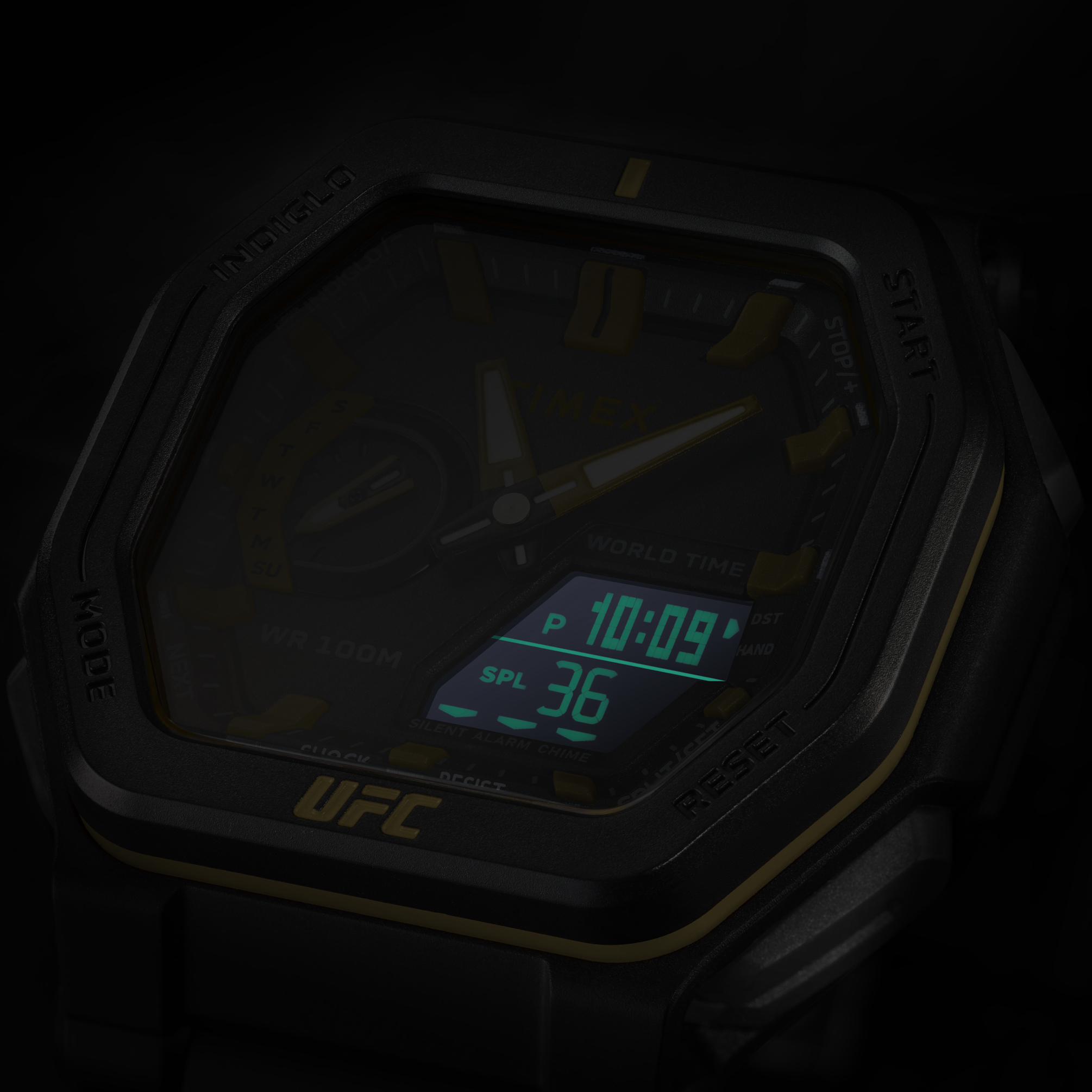 zegarek Timex TW2V55300 czarny UFC