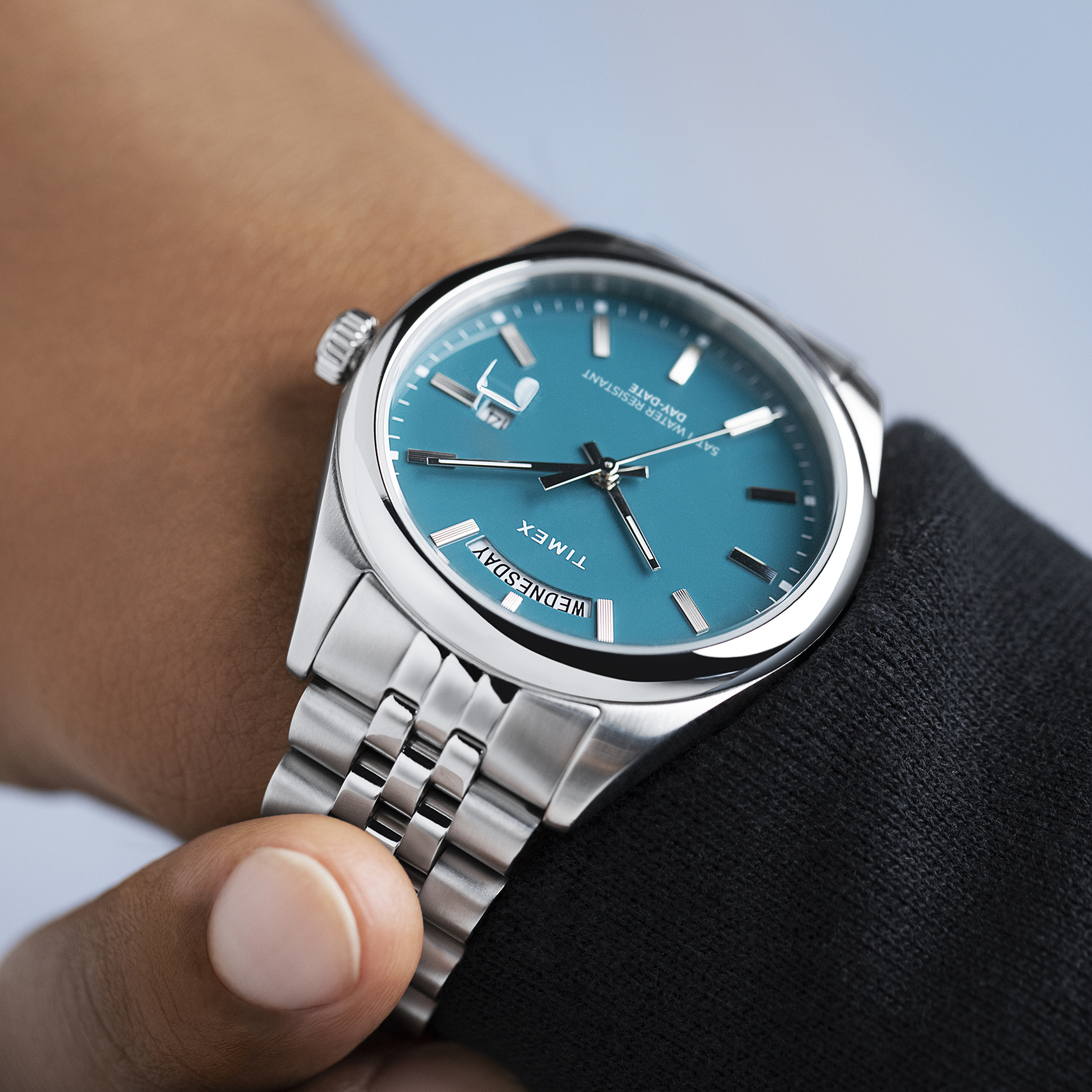 zegarek Timex TW2V68000 srebrny Legacy - miniatura 7