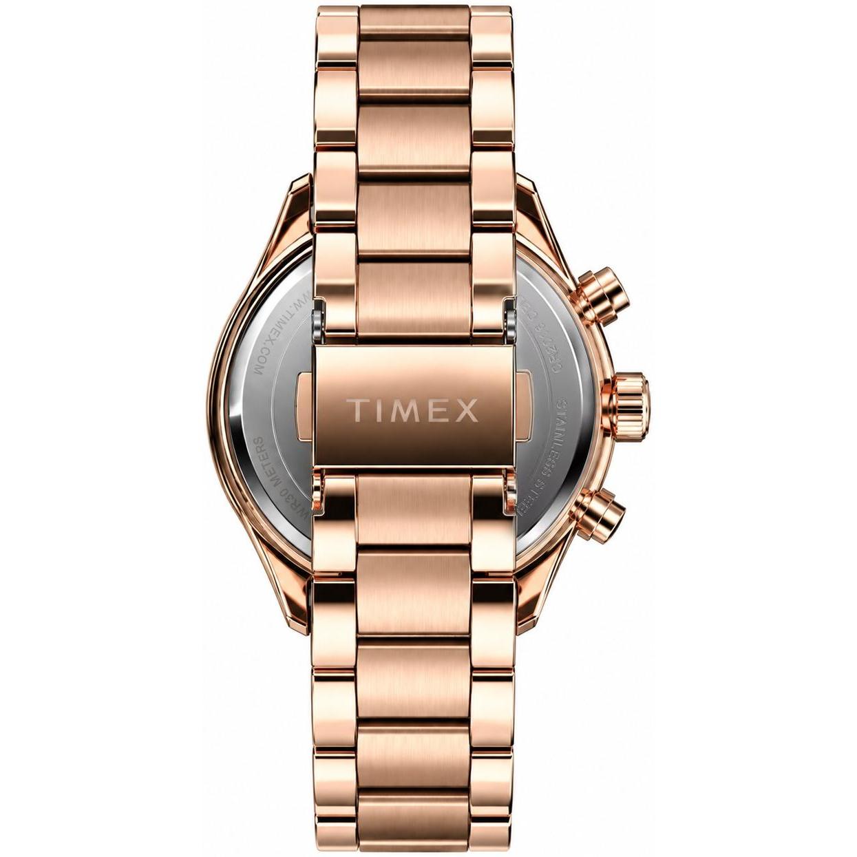 zegarek Timex TW2W20100 kwarcowy damski Dress Dress Chronograph - miniatura 3