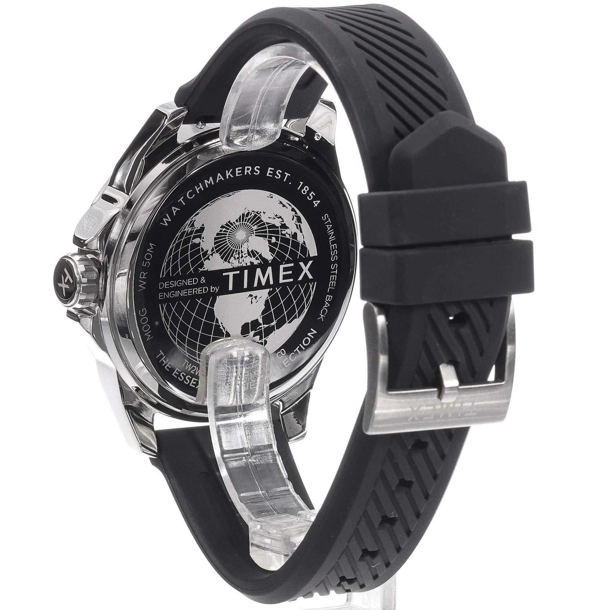 zegarek Timex TW2W42900 srebrny Essex Avenue - miniatura 4