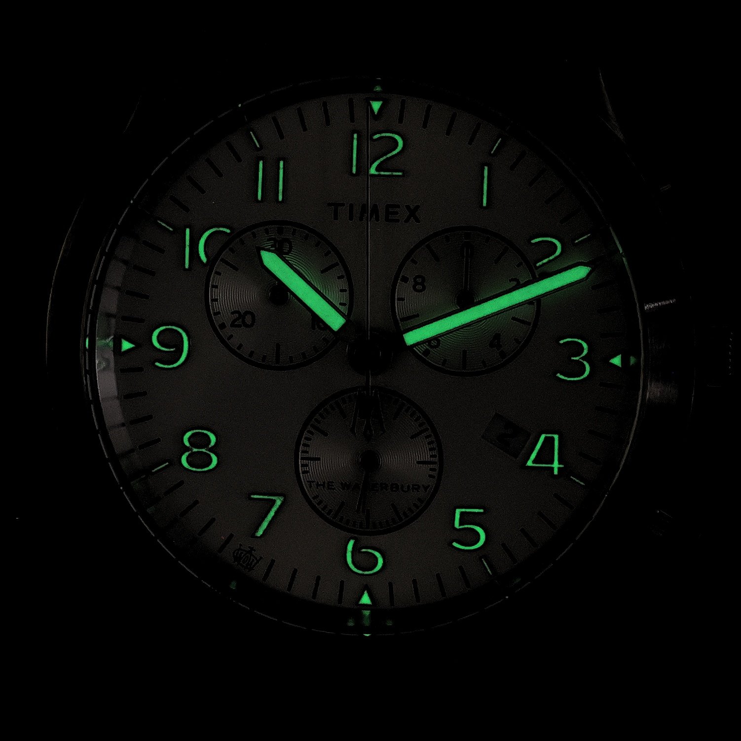zegarek Timex TW2W48100 Waterbury Traditional Chronograph Waterbury mineralne - miniatura 5