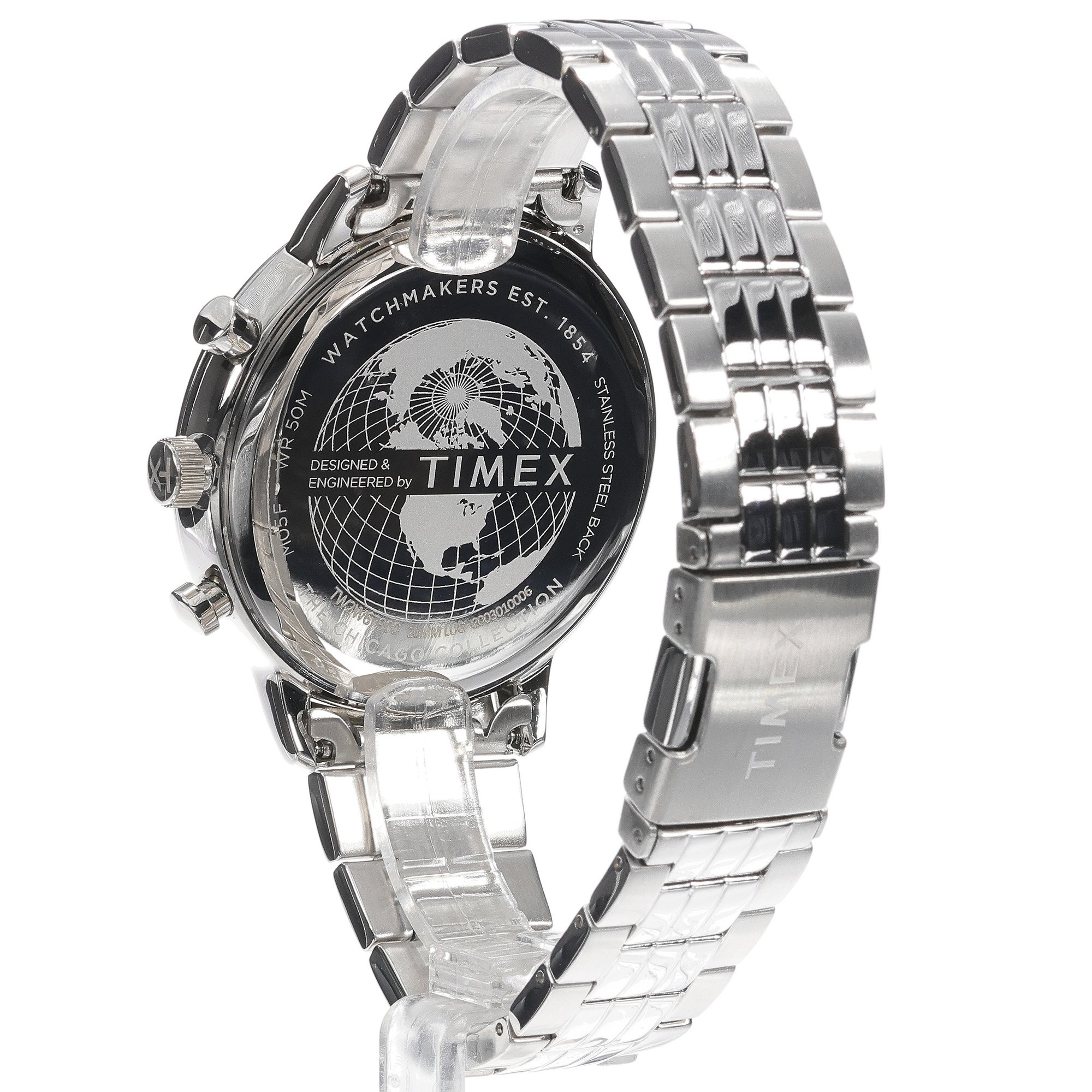 zegarek Timex TW2W67900 srebrny Chicago - miniatura 8