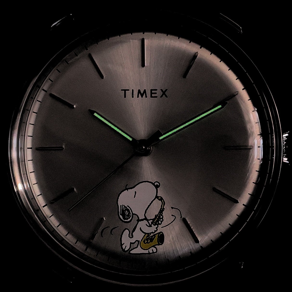 zegarek Timex TW2W68800 Marlin Automatic x Peanuts Saxophonist 40mm Marlin akrylowe - miniatura 5
