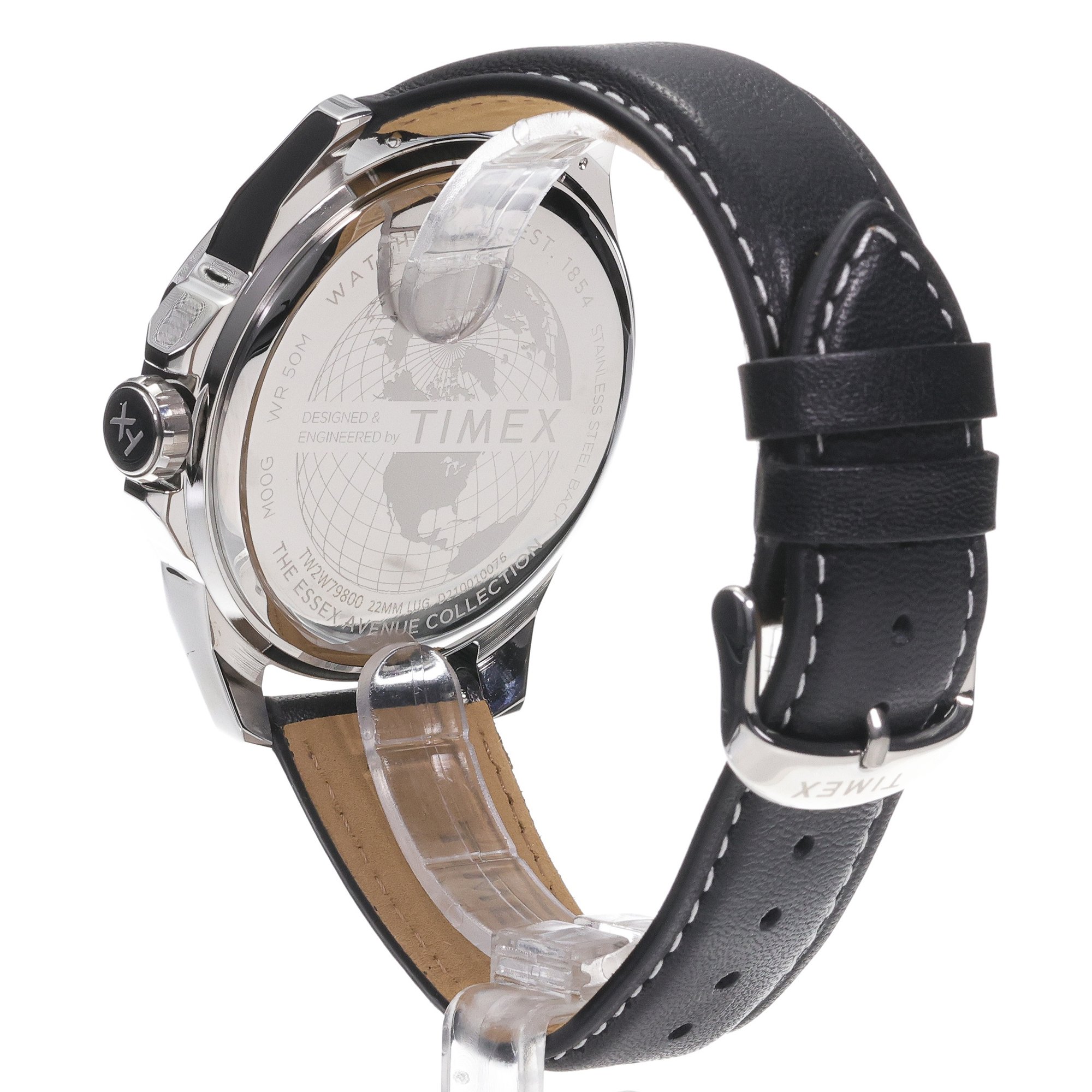 zegarek Timex TW2W79800 srebrny Essex Avenue - miniatura 4