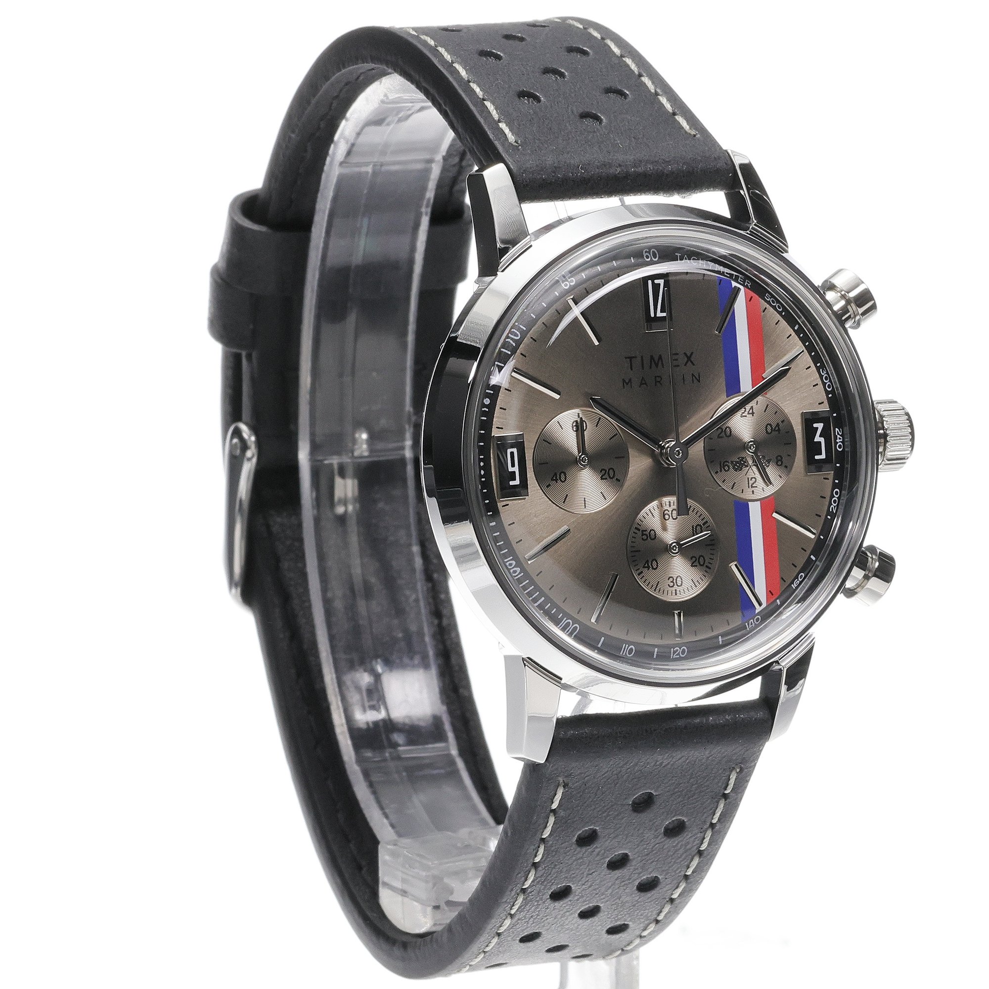zegarek Timex TW2W98900 Marlin Chronograph 40mm Leather Strap Marlin akrylowe