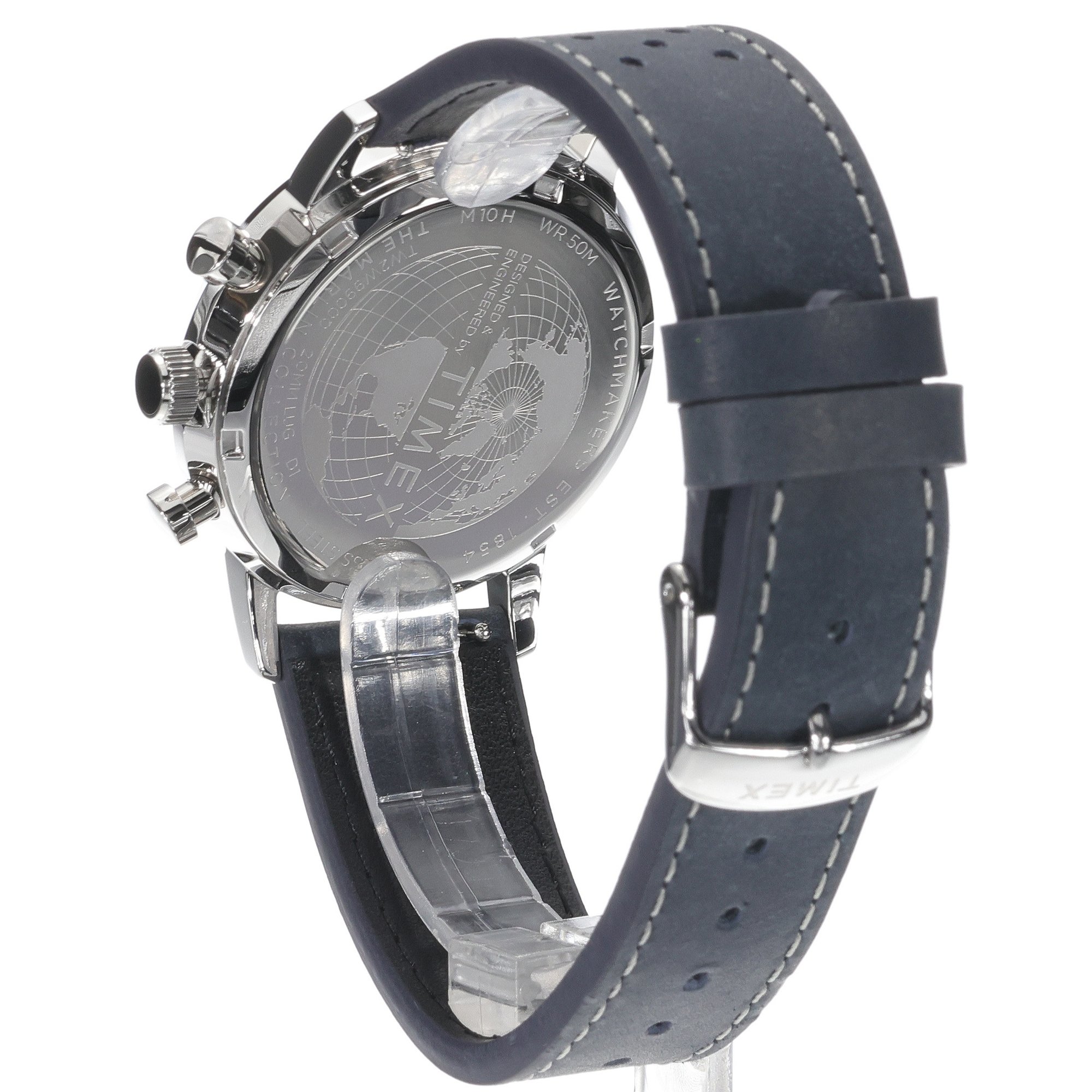 zegarek Timex TW2W99000 Marlin Chronograph 40mm Leather Strap Marlin akrylowe