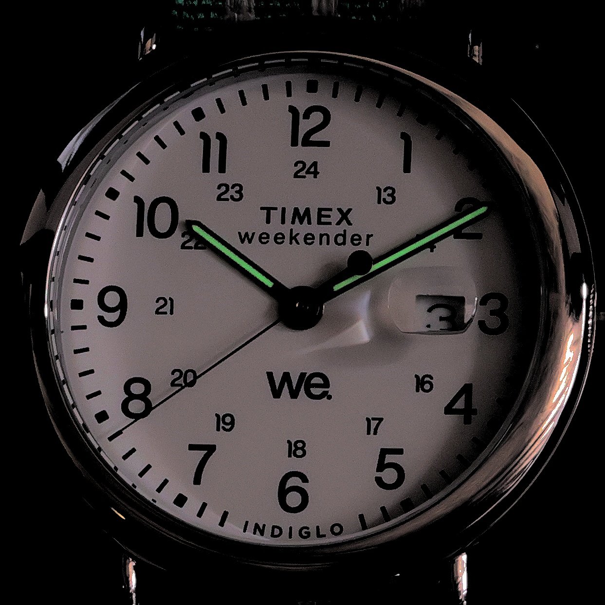 zegarek Timex TW2Y08800 Weekender 40mm Fabric Strap Weekender mineralne