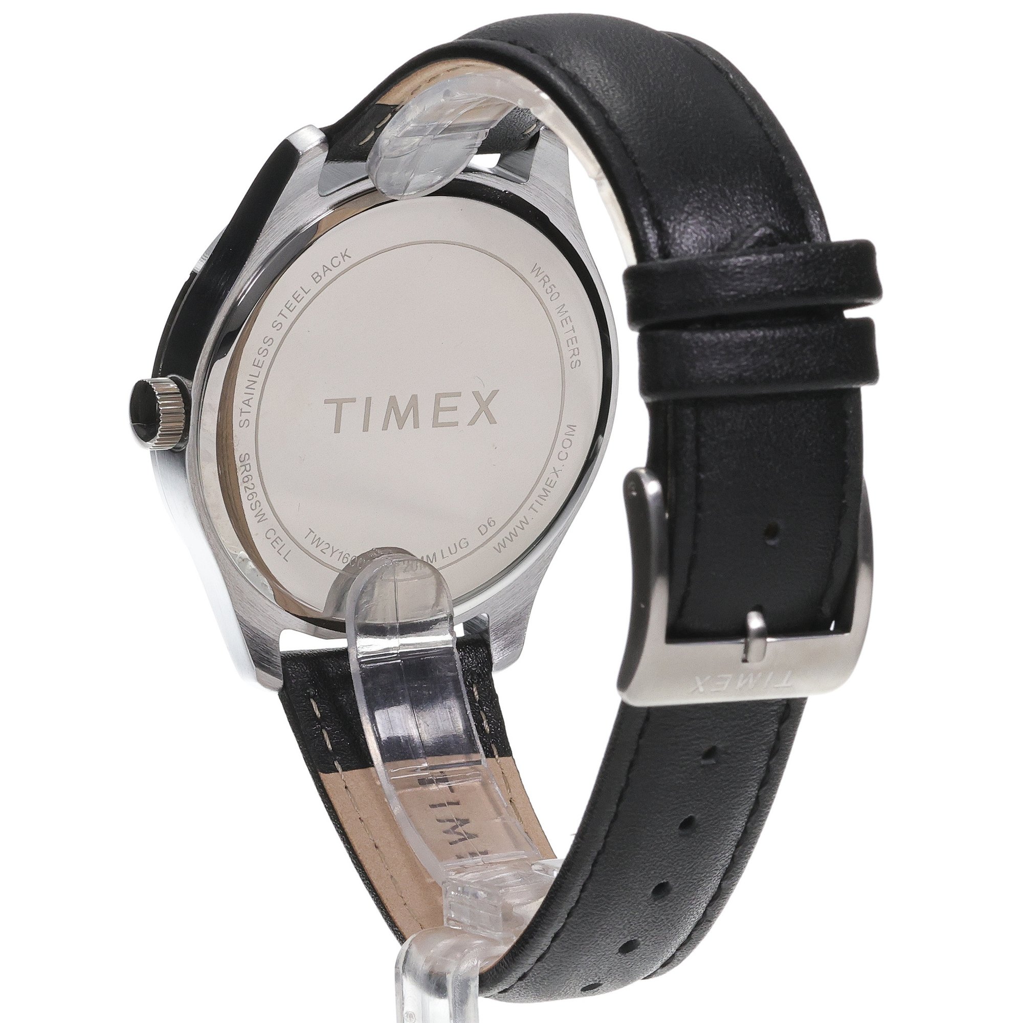 zegarek Timex TW2Y16000 kwarcowy męski Main Street Main Street 42mm Leather Strap Watch - miniatura 4