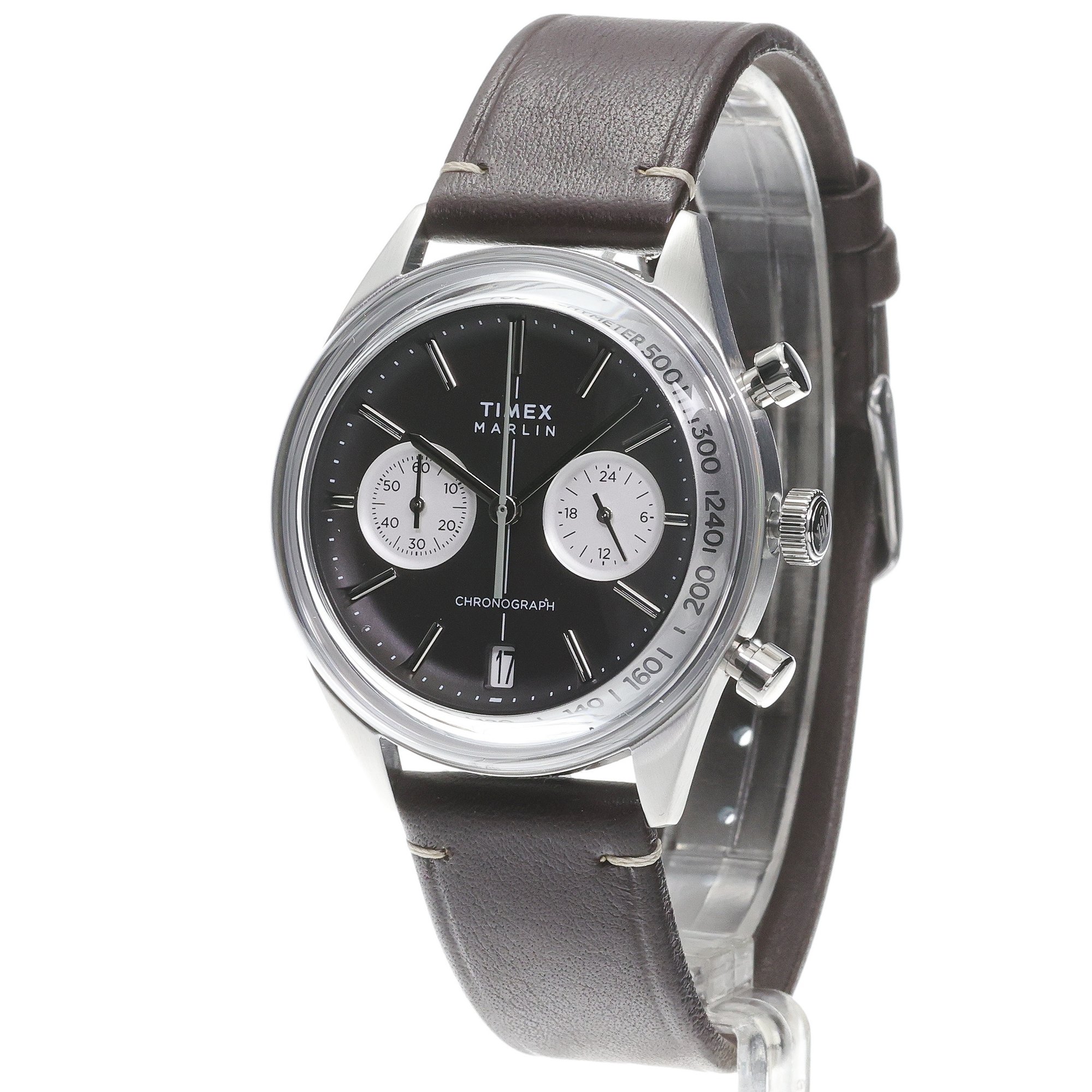 zegarek Timex TW2Y24700 Marlin Jet Quartz Chronograph 40mm Marlin akrylowe - miniatura 2