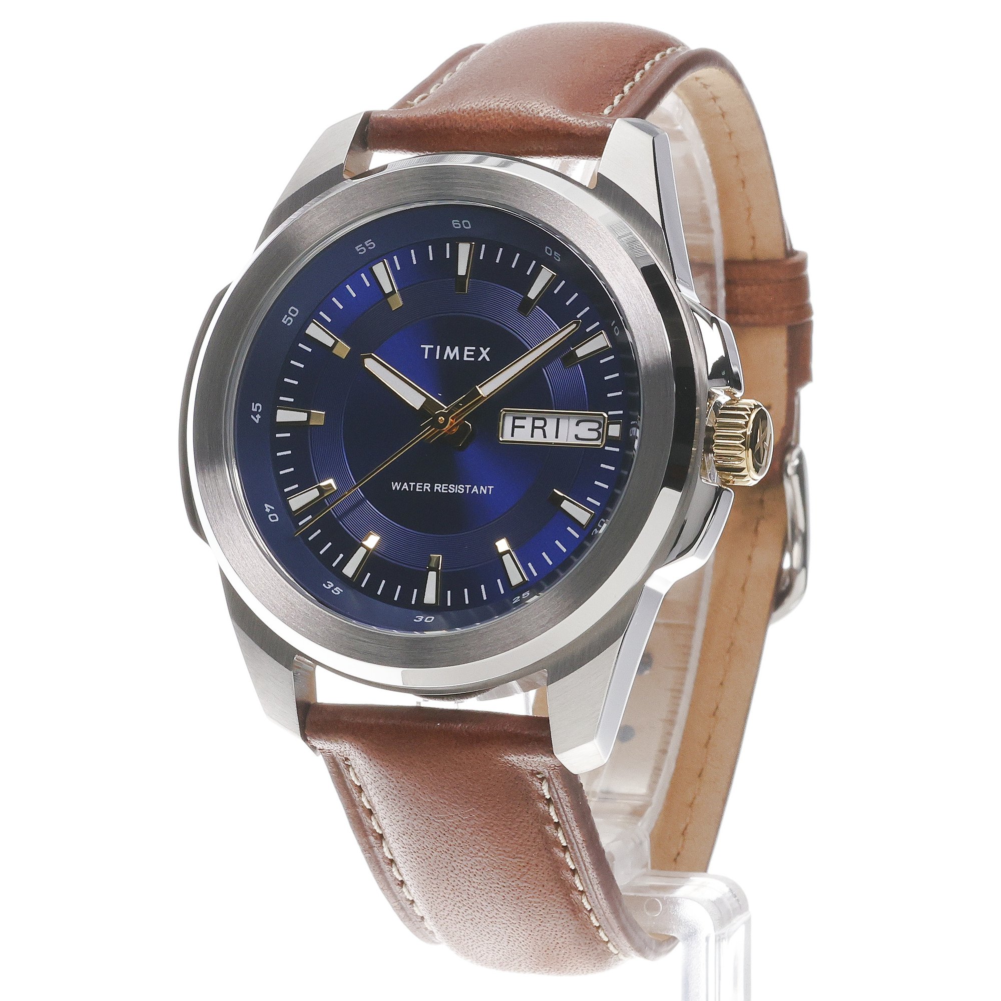 zegarek Timex TW2Y38100 srebrny Essex Avenue