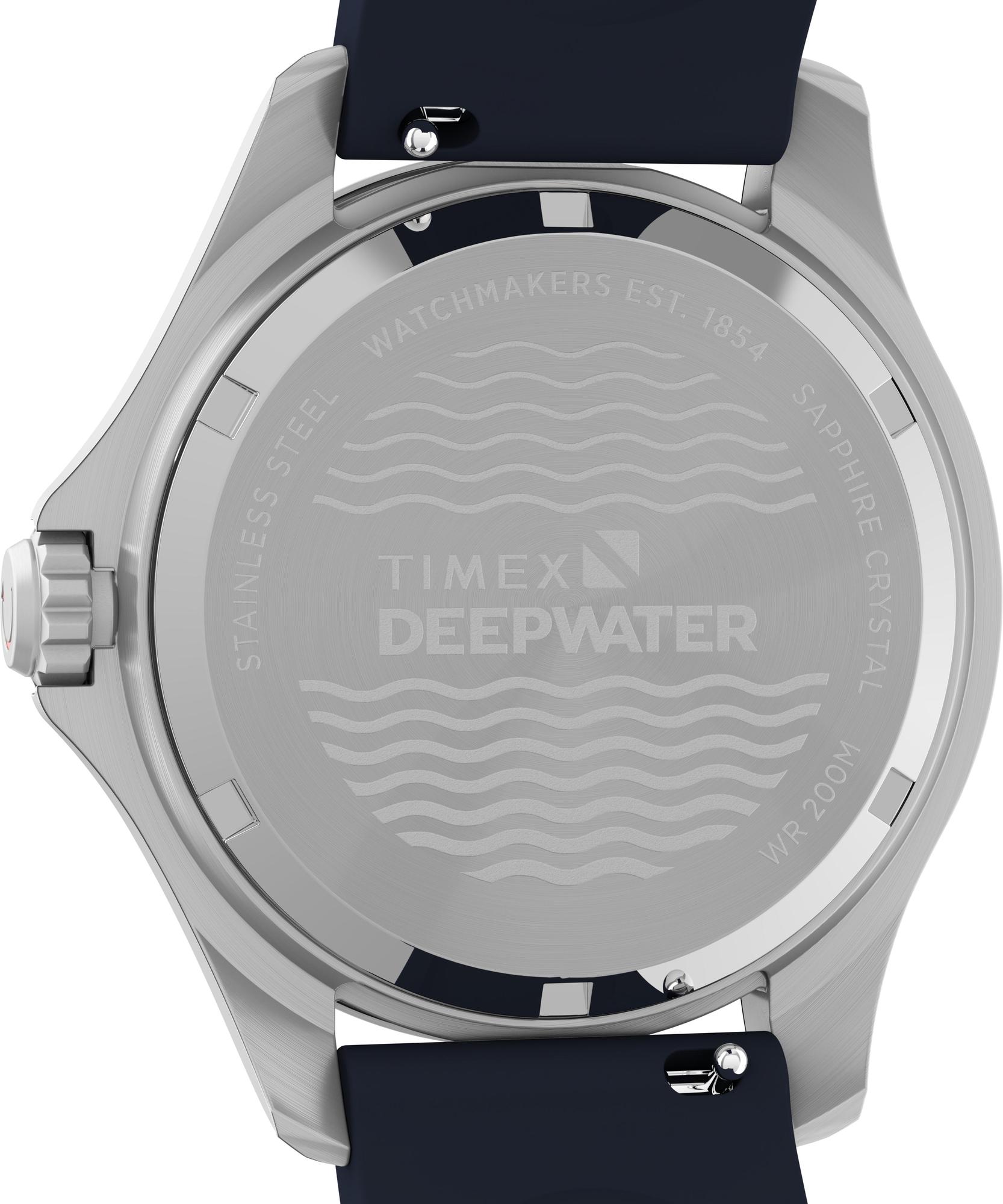 zegarek Timex TW2Y40300 Deepwater Meridian 200 38mm Synthetic Rubber Strap Watch