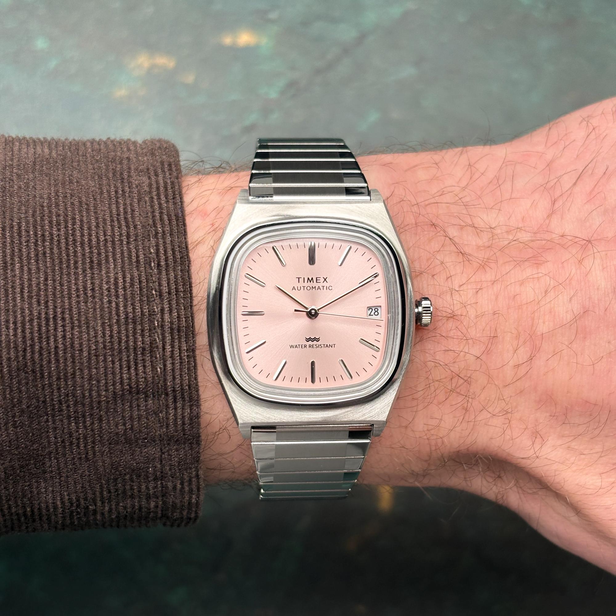 zegarek Timex TW2Y66800 E Line Automatic E Line akrylowe - miniatura 11