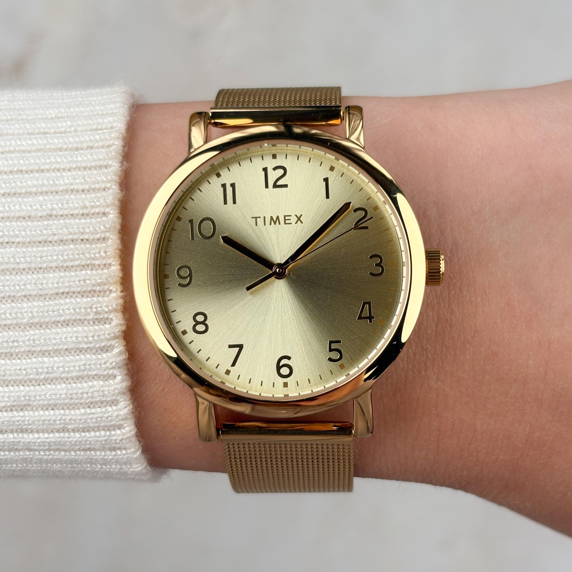 zegarek Timex TW2Y68900 złoty Originals