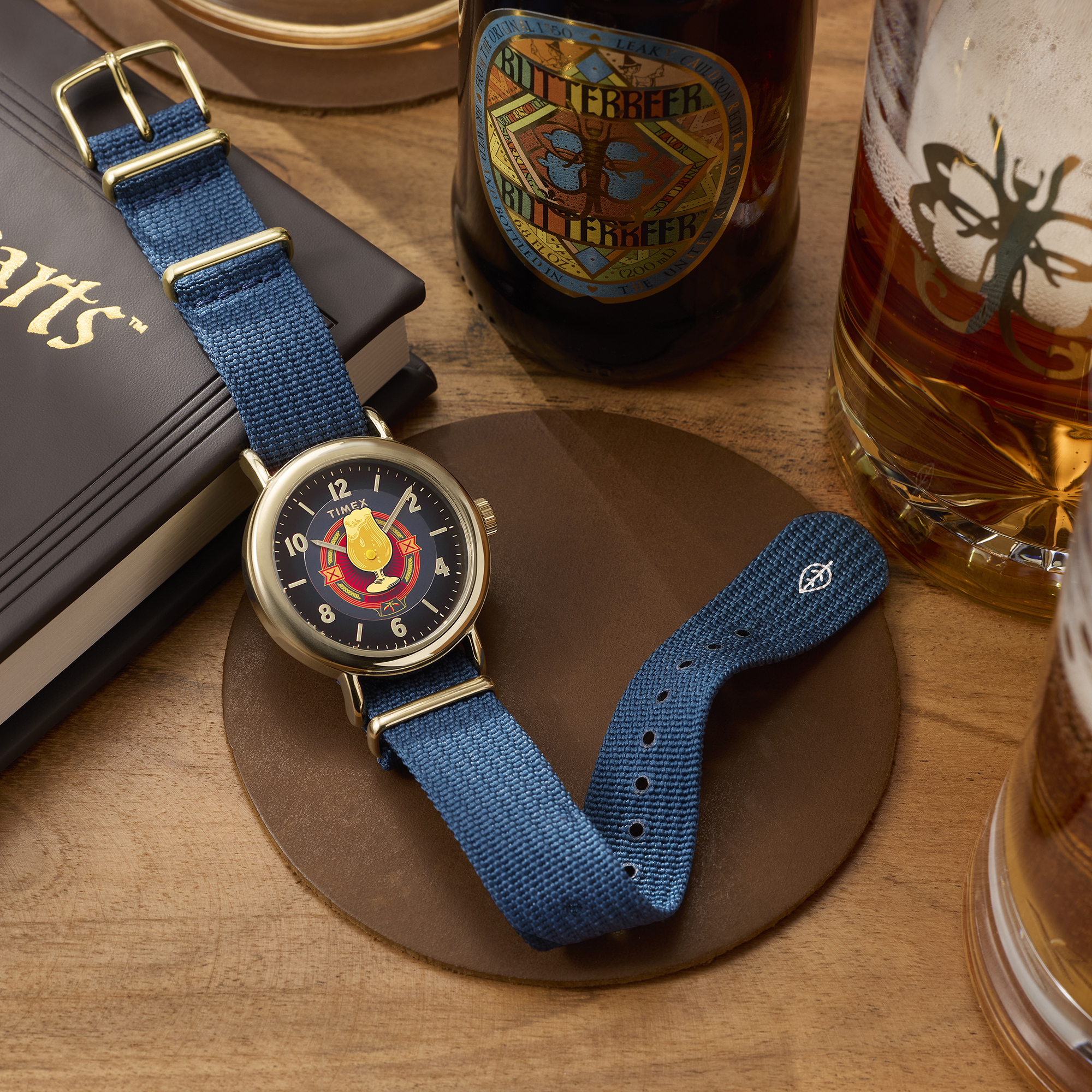 zegarek Timex TW2Y76100 złoty Weekender - miniatura 11