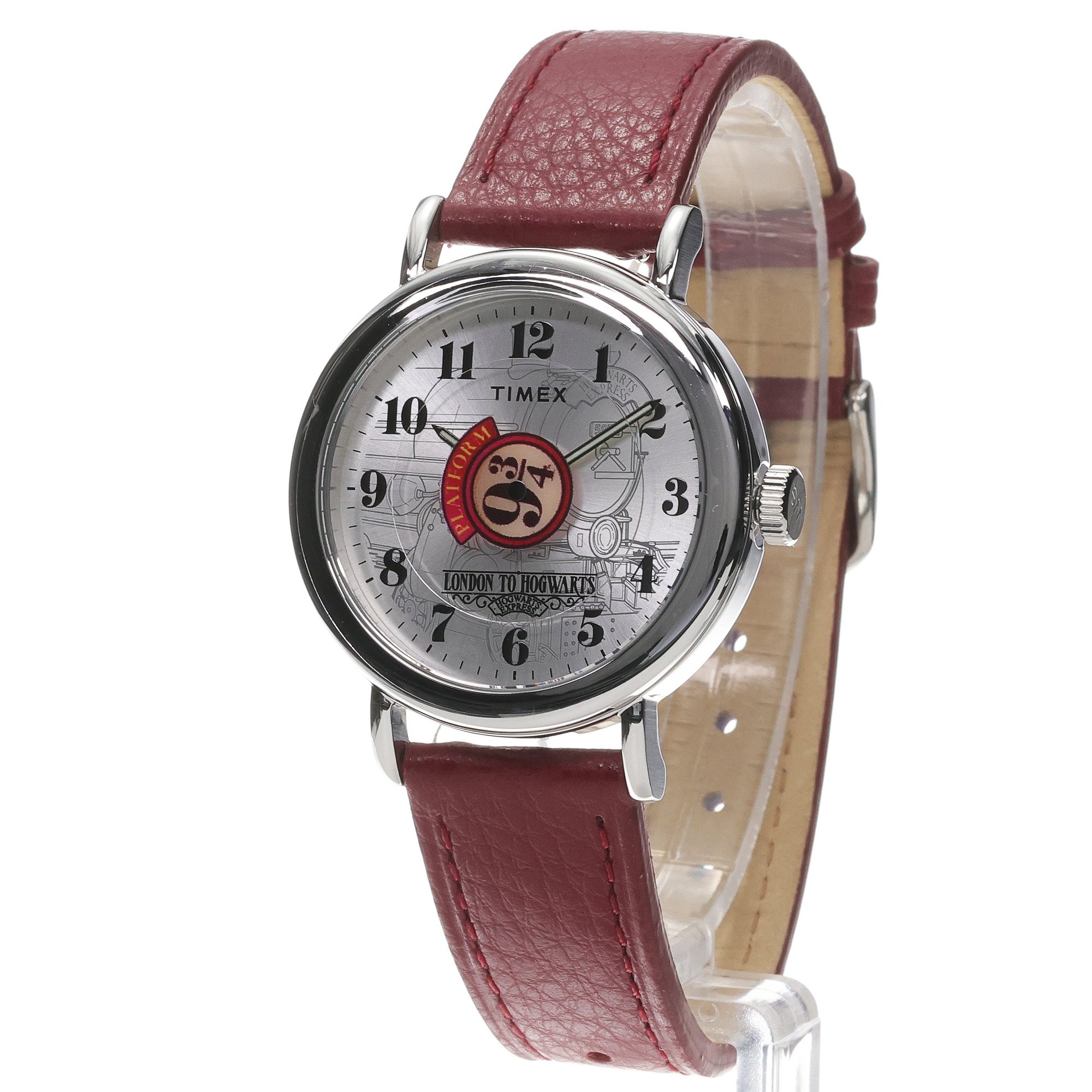 zegarek Timex TW2Y76200 Harry Potter x Timex Weekender Platform 9 3-4 37mm Leather Strap Watch Weekender mineralne - miniatura 2