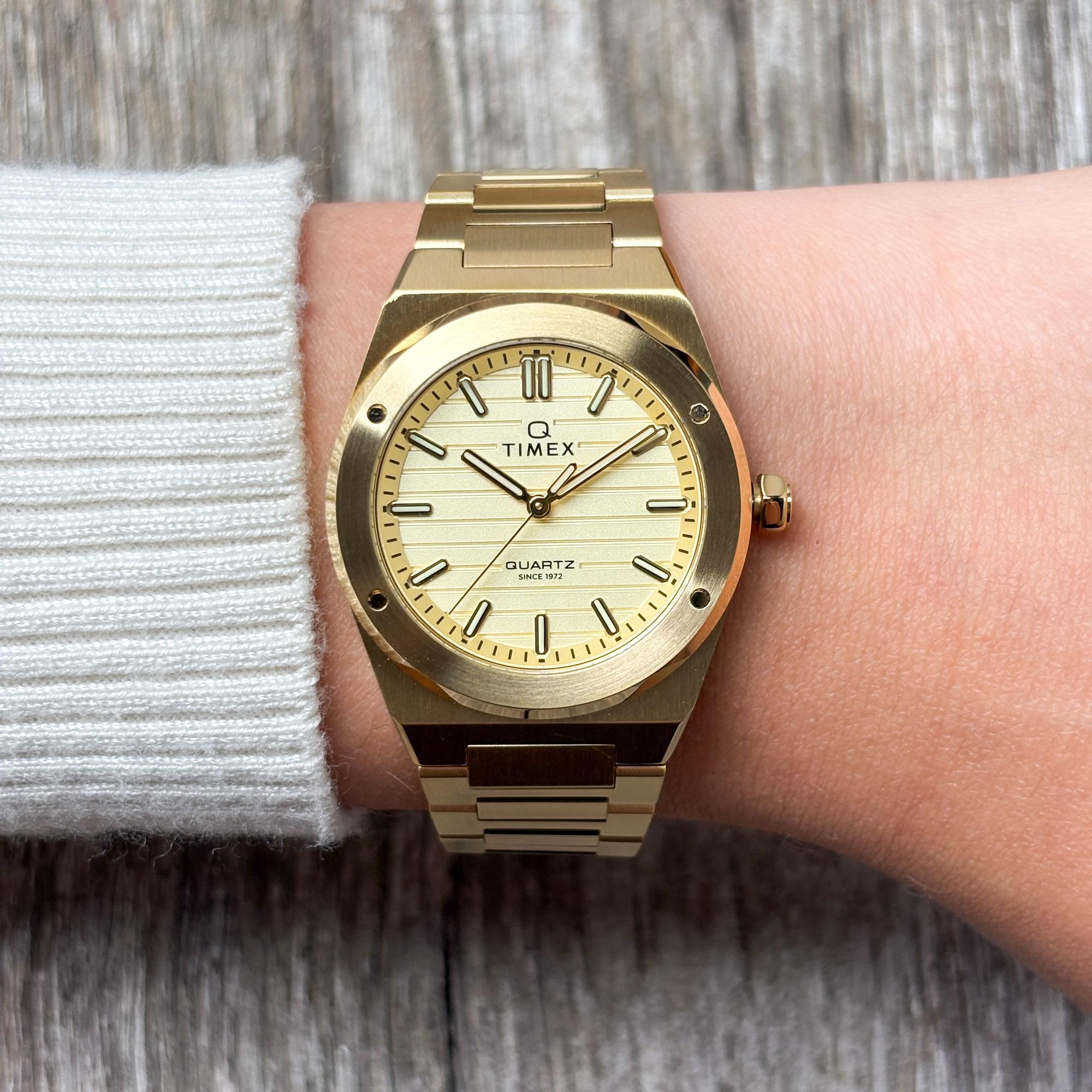 zegarek Timex TW2Y82000 złoty Q Timex