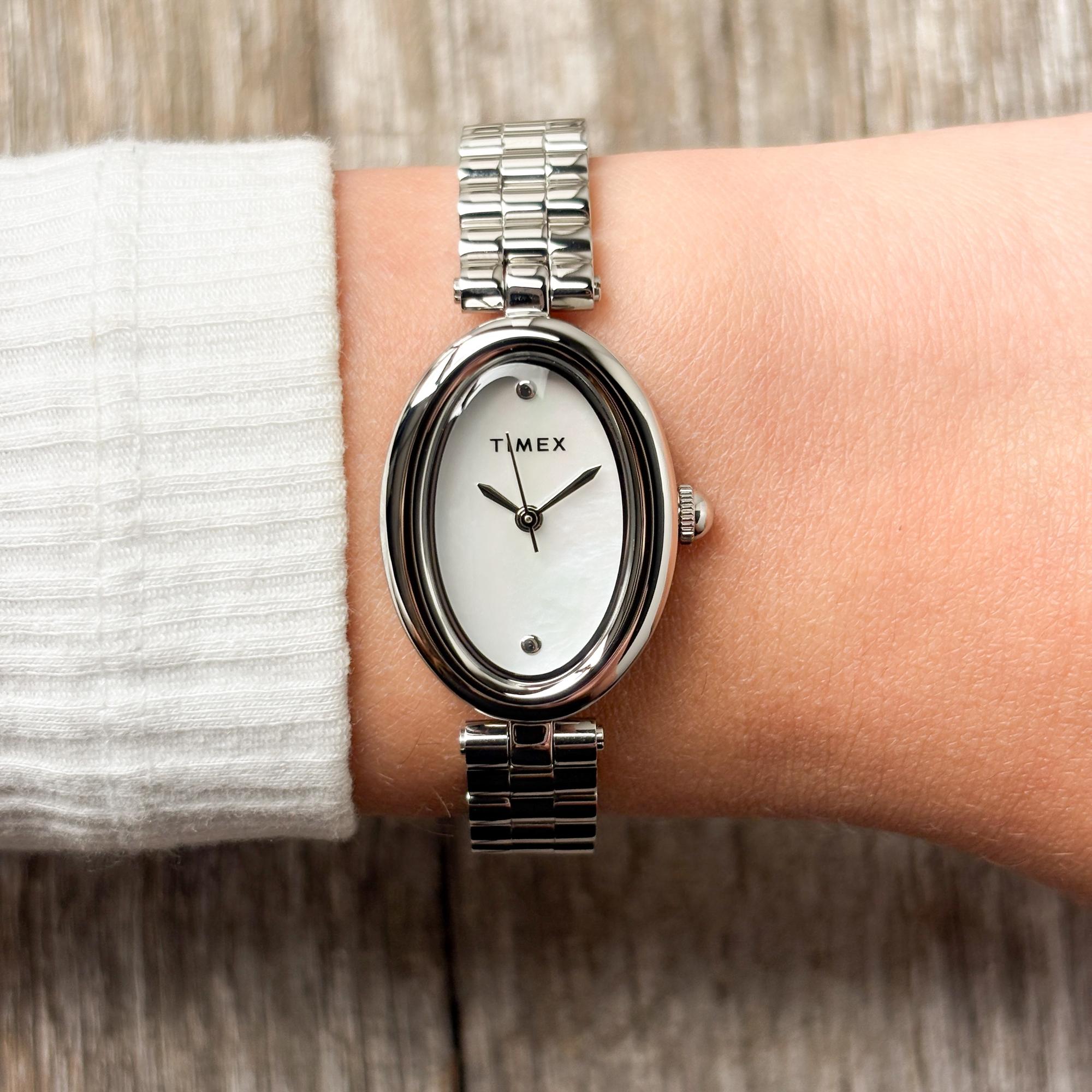 zegarek Timex TW2Y86000 kwarcowy damski Trend Cavatina Luxe 22mm - miniatura 9