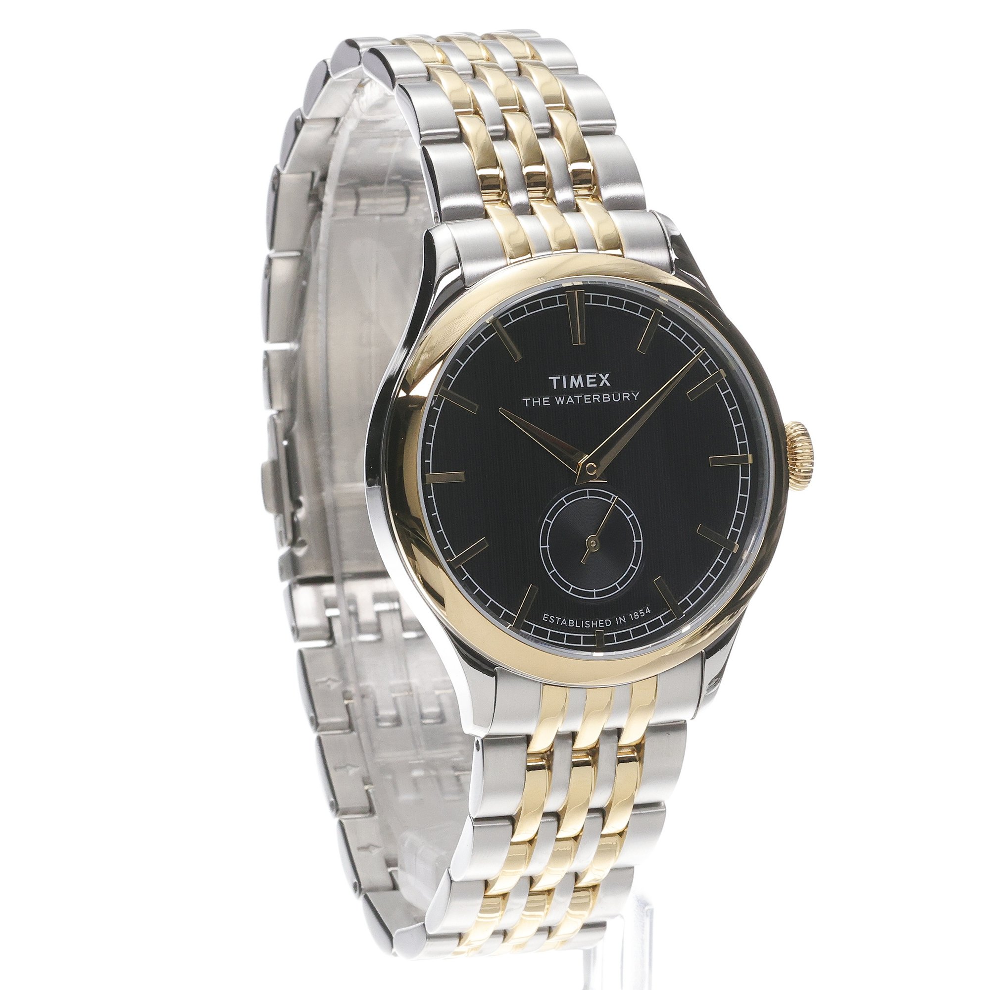 zegarek Timex TW2Y91900 Waterbury Classic 39mm Waterbury mineralne - miniatura 3
