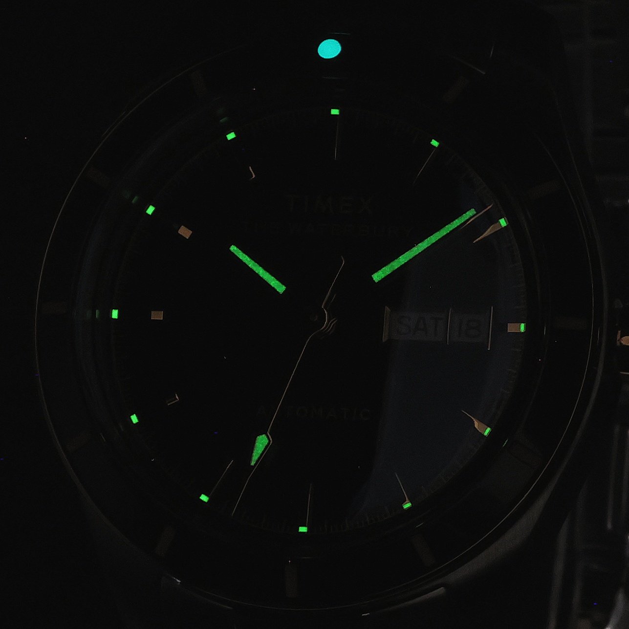 zegarek Timex TW2Y94200 Waterbury Heritage Automatic 39mm Waterbury mineralne utwardzane - miniatura 5