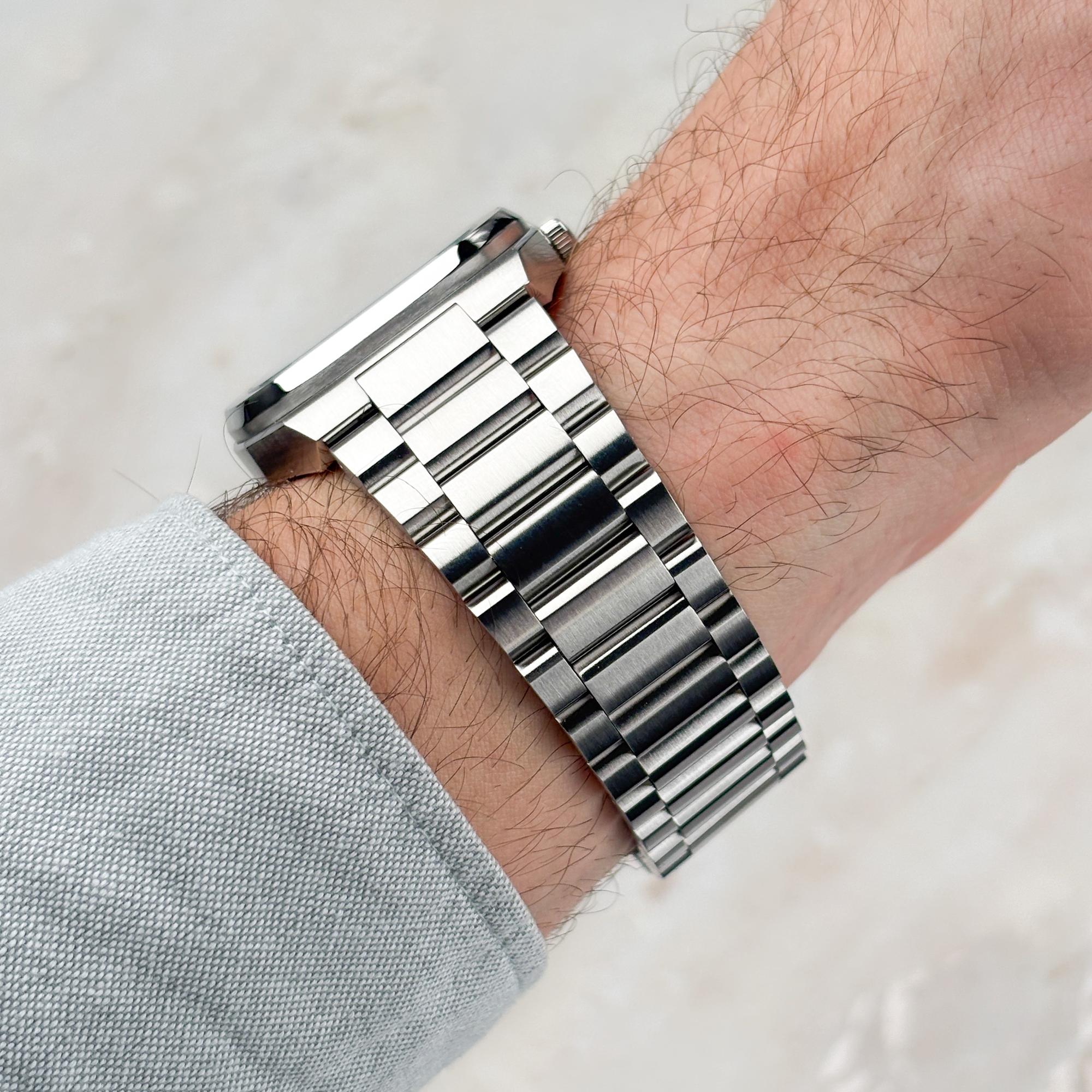 zegarek Timex TW6A00700 Automatic E Line 38mm E Line mineralne - miniatura 11