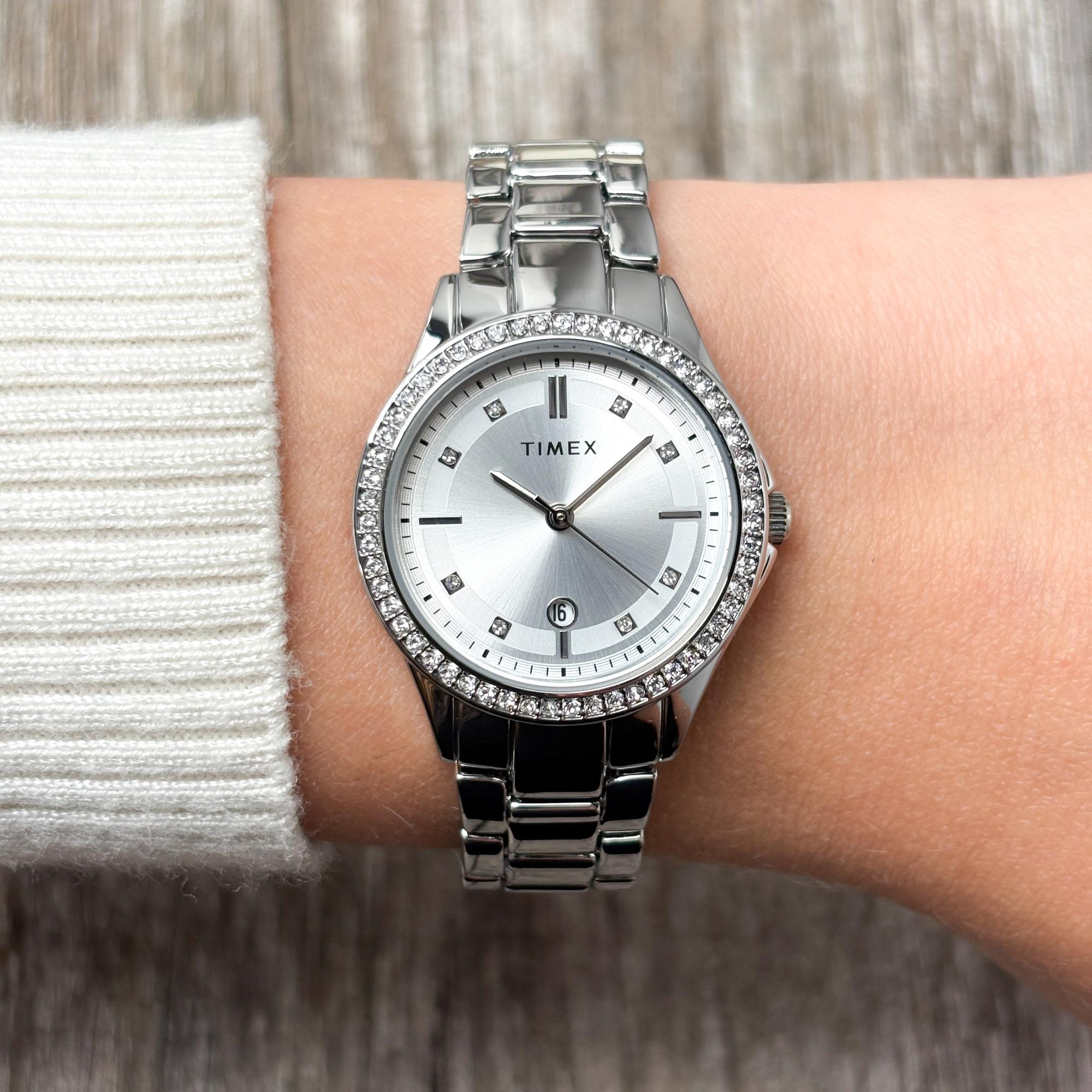 zegarek Timex TW6A04500 srebrny Trend - miniatura 9