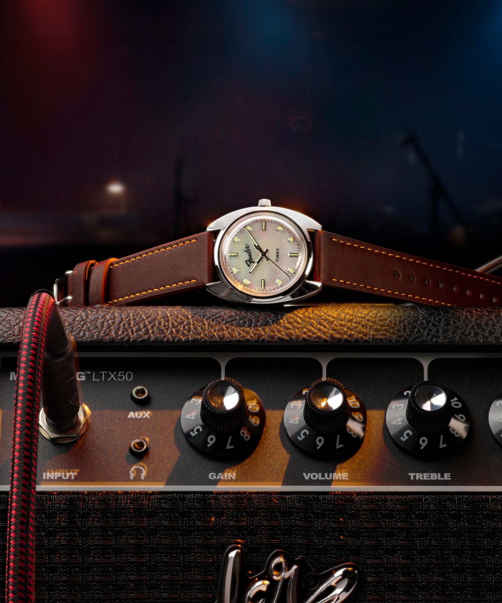 zegarek Timex TW6A14700 Fender x Timex 37mm Anniversary Edition Timex akrylowe