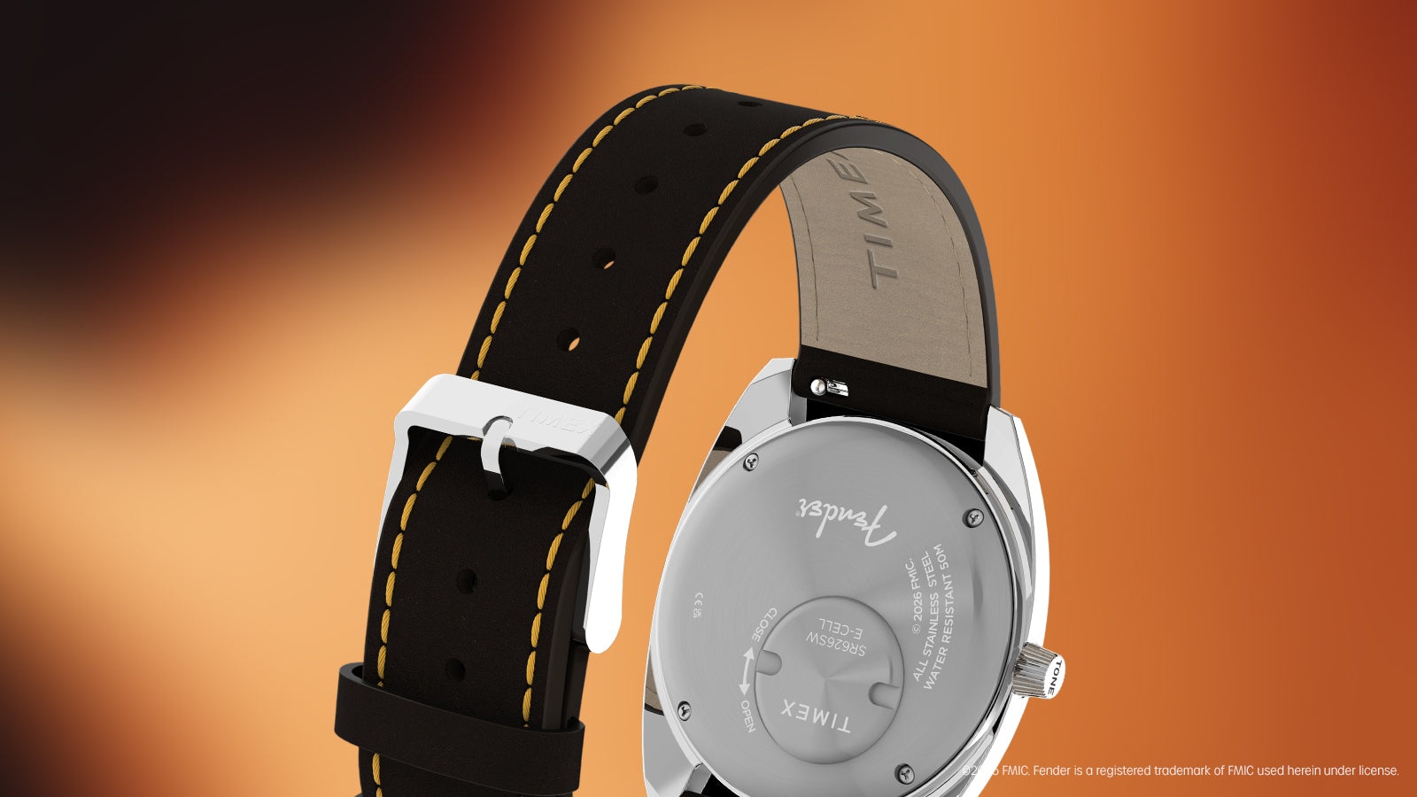 zegarek Timex TW6A14700 Fender x Timex 37mm Anniversary Edition Timex akrylowe