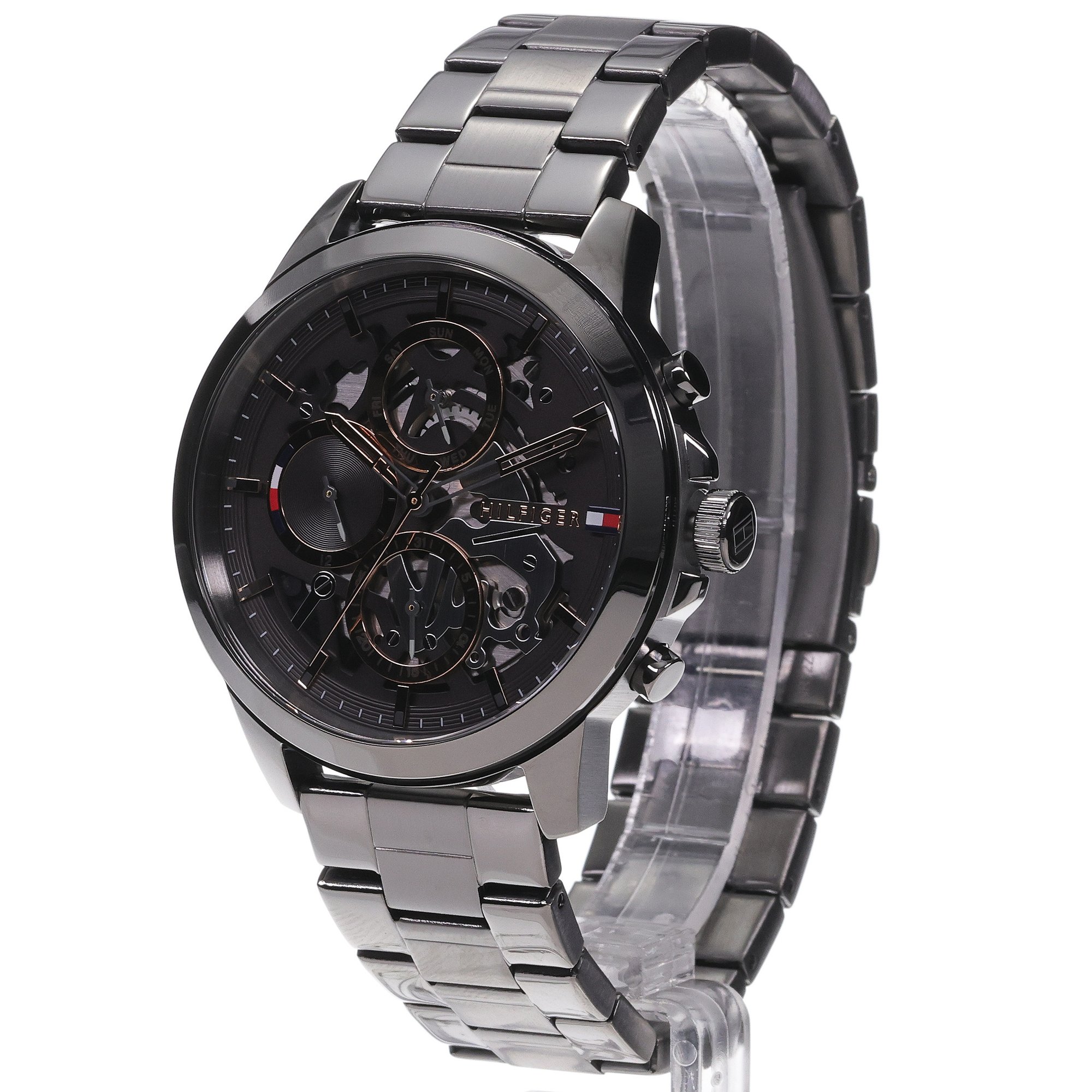 zegarek Tommy Hilfiger 1710479 szary Męskie - miniatura 2