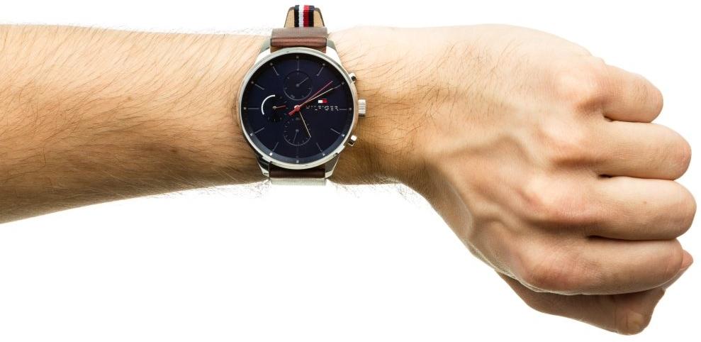 zegarek Tommy Hilfiger 1791487 srebrny Męskie
