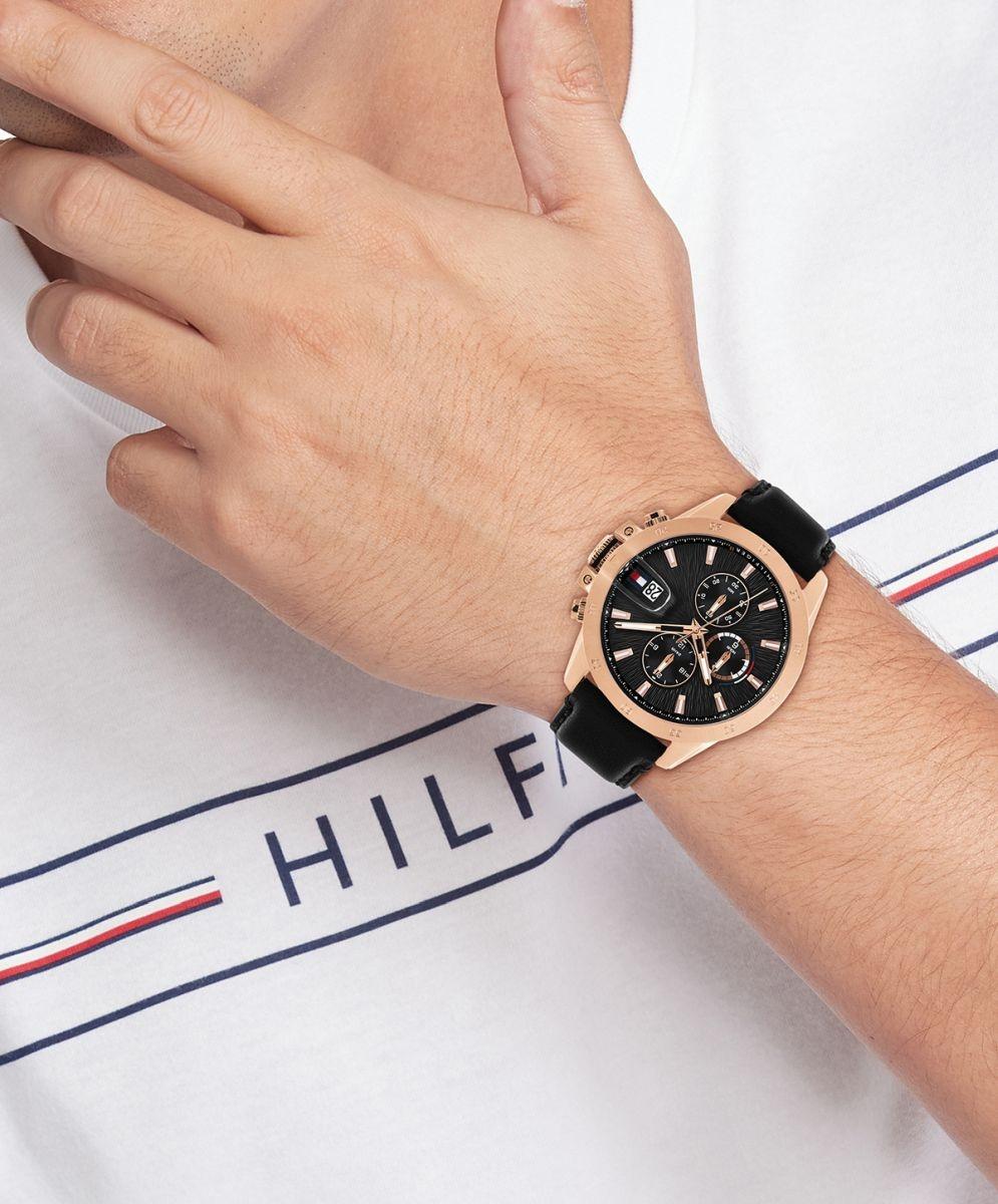 zegarek Tommy Hilfiger 1792194 różowe złoto Męskie