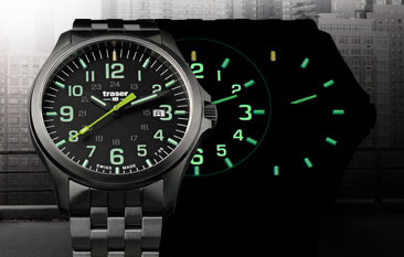 zegarek Traser TS-107869 kwarcowy męski P67 Officer Pro P67 Officer Pro GunMetal Black/Lime