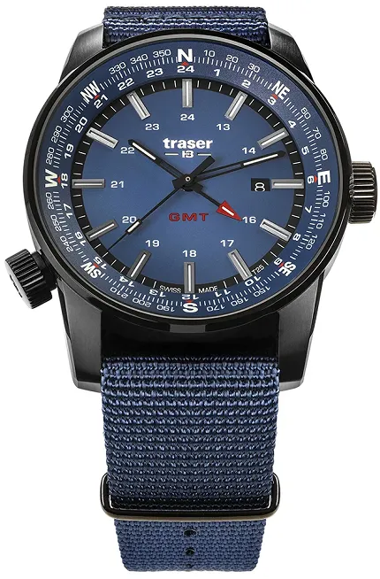 Traser TS-109034 P68 Pathfinder GMT P68 Pathfinder GMT Blue - zdjęcie 1
