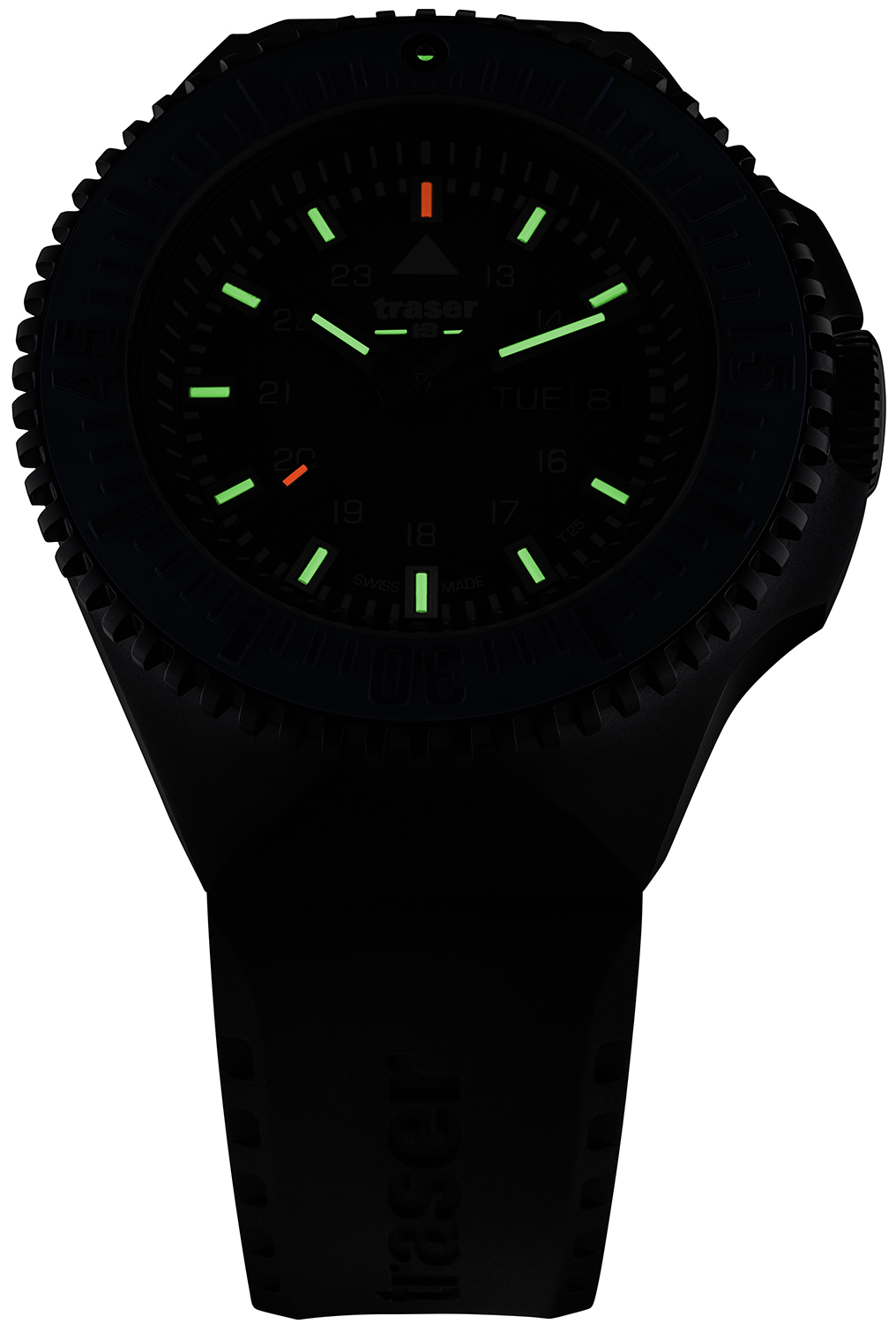 zegarek Traser TS-109855 kwarcowy męski P69 Black Stealth - miniatura 4