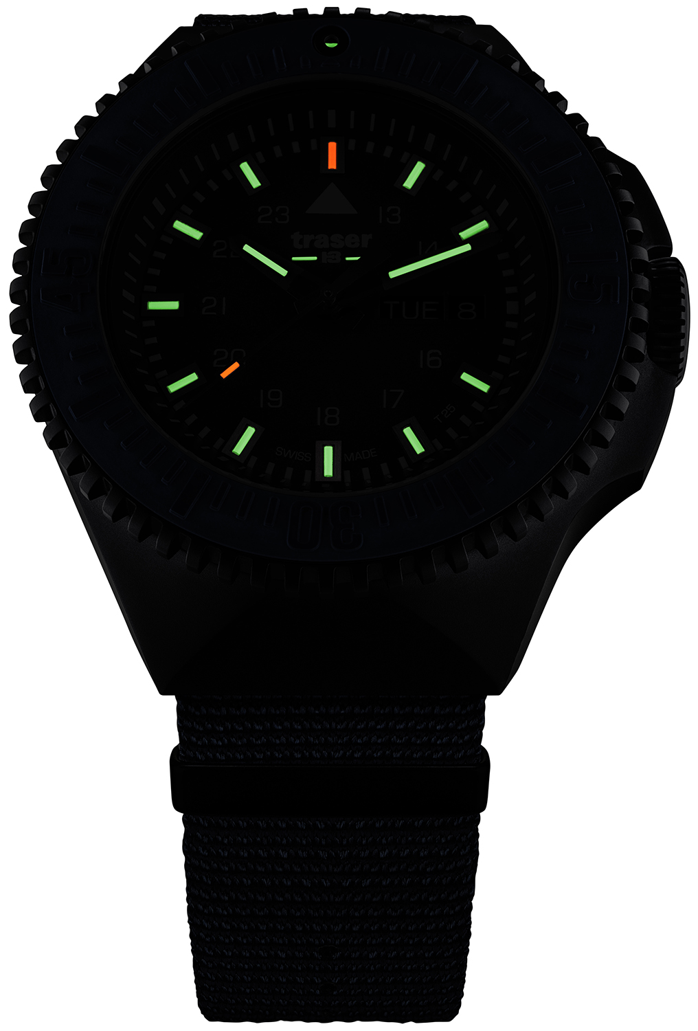 zegarek Traser TS-109860 kwarcowy męski P69 Black Stealth - miniatura 4