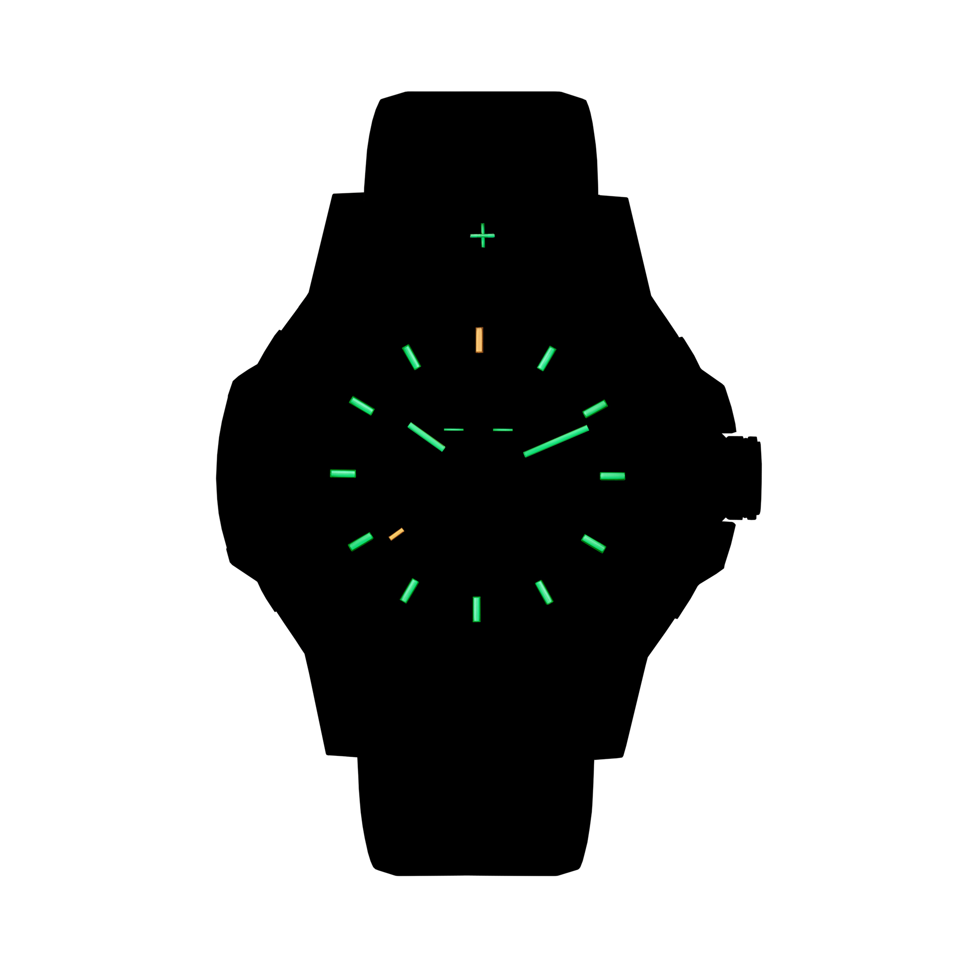 zegarek Traser TS-110961 automatyczny męski P99 Q Tactical P99 A Tactical Carbon Rubber Strap - miniatura 6