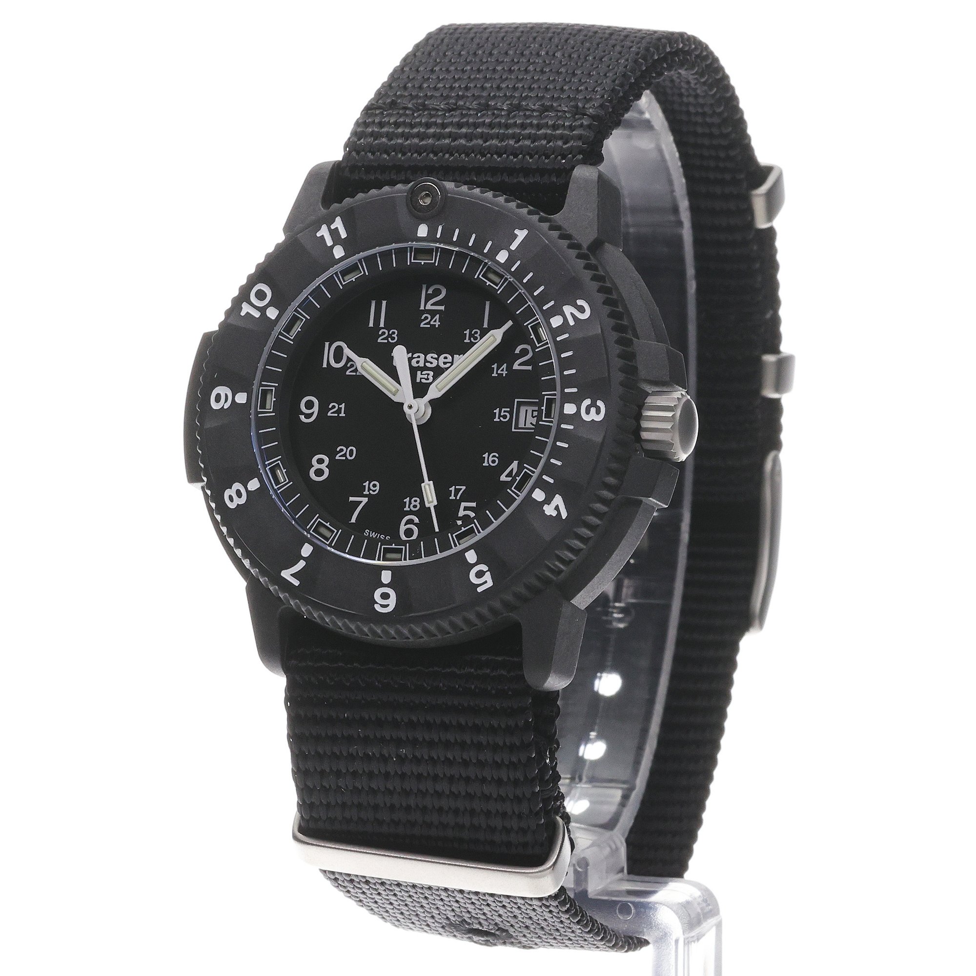 zegarek Traser TS-111829 kwarcowy męski P65 Tactical Mission P65 Tactical Mission Black Nato Strap - miniatura 2