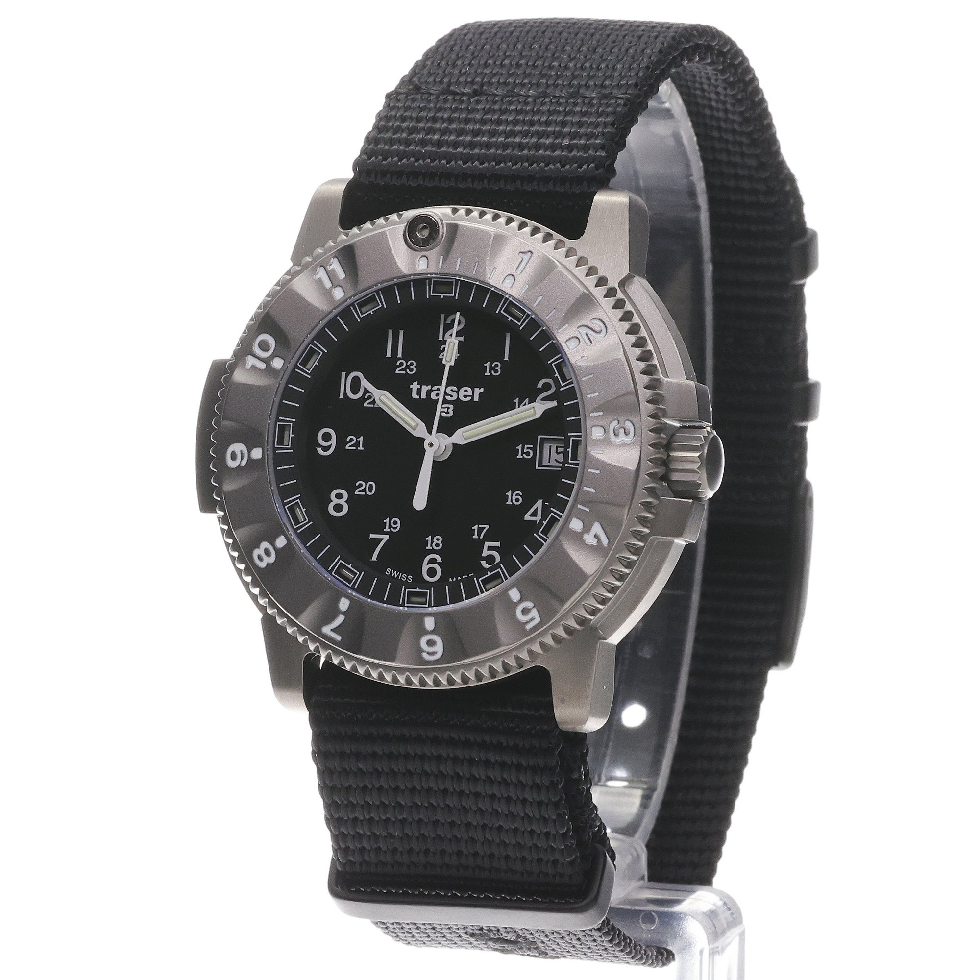 zegarek Traser TS-111832 kwarcowy męski P65 Tactical Mission P65 Tactical Mission Titanium Nato Strap