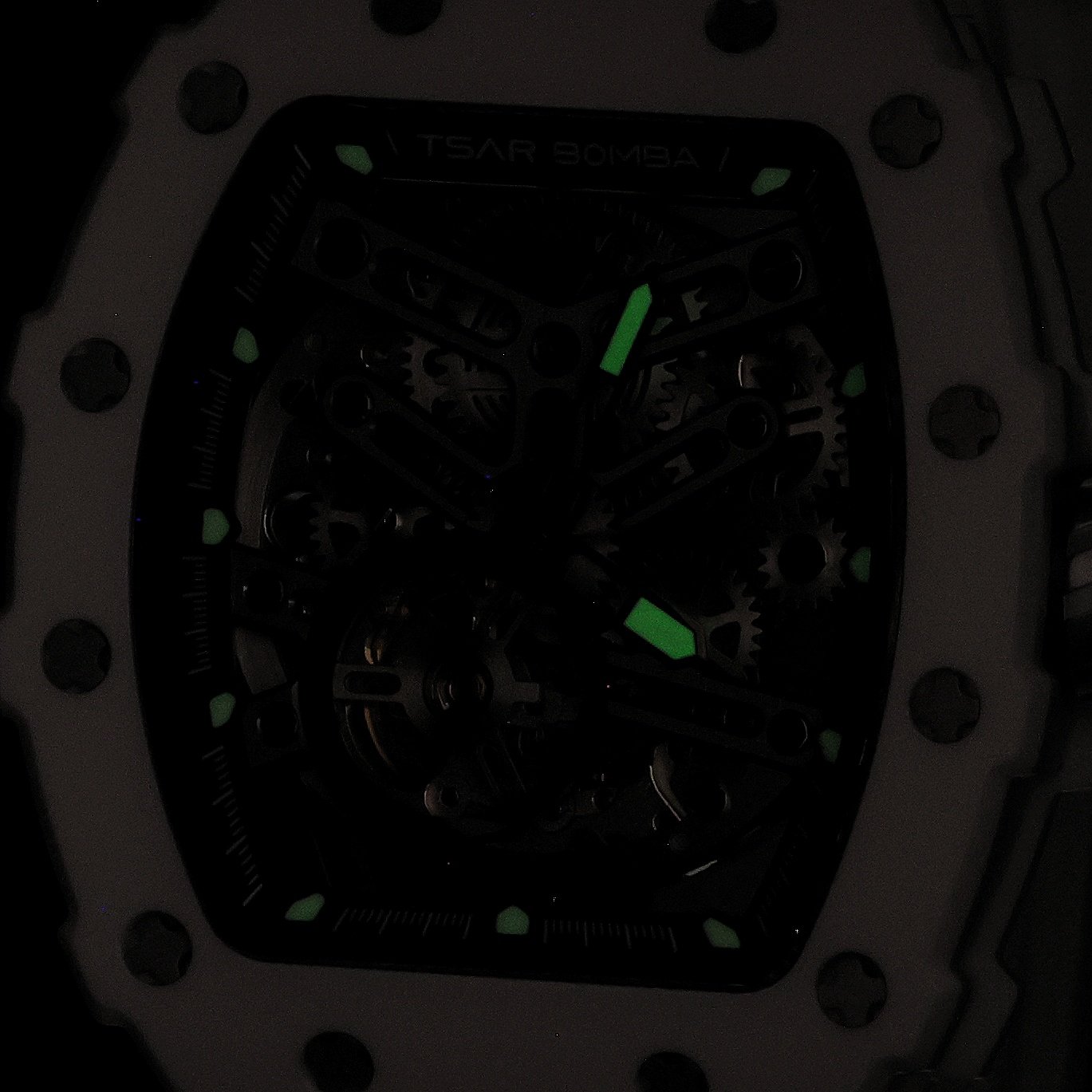 zegarek Tsar Bomba TB8208C-07 biały Elemental