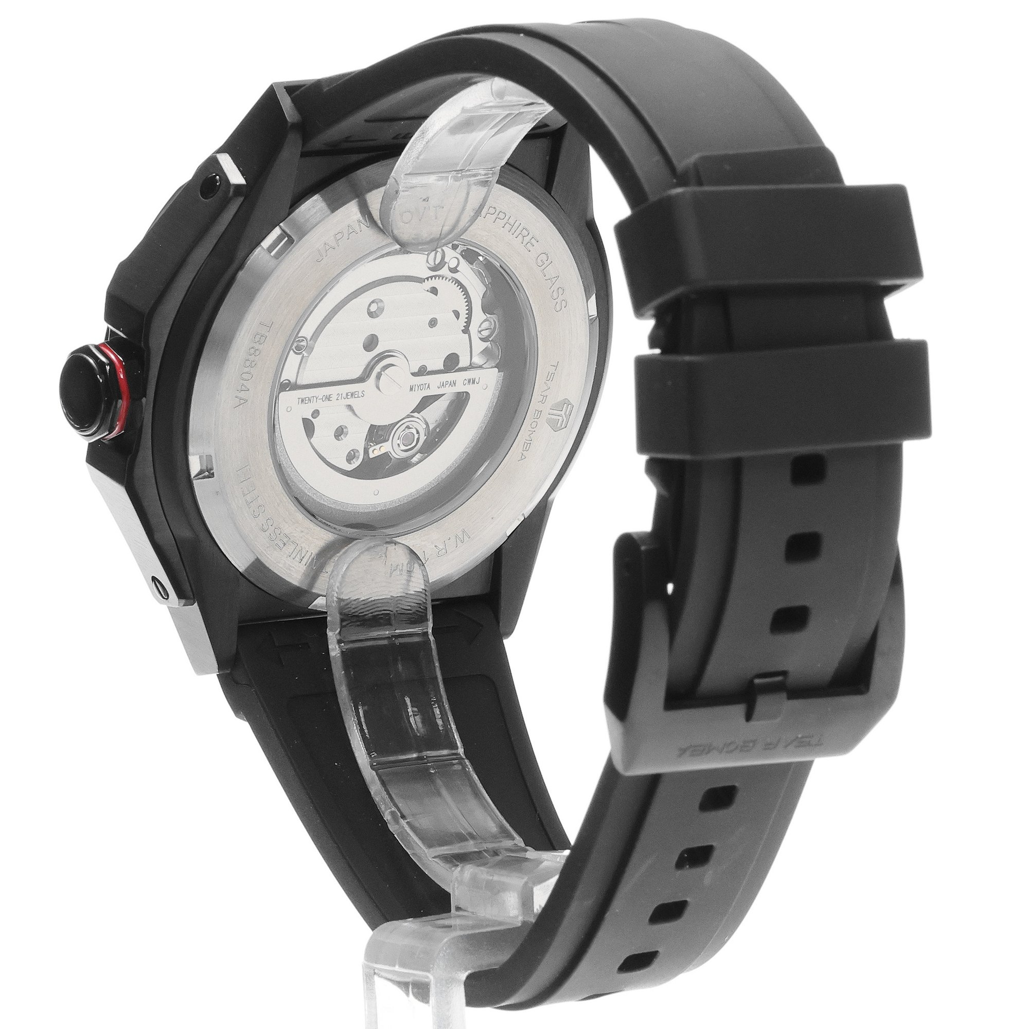 zegarek Tsar Bomba TB8804A-02 automatyczny męski Elemental Elemental Automatic Silver Black