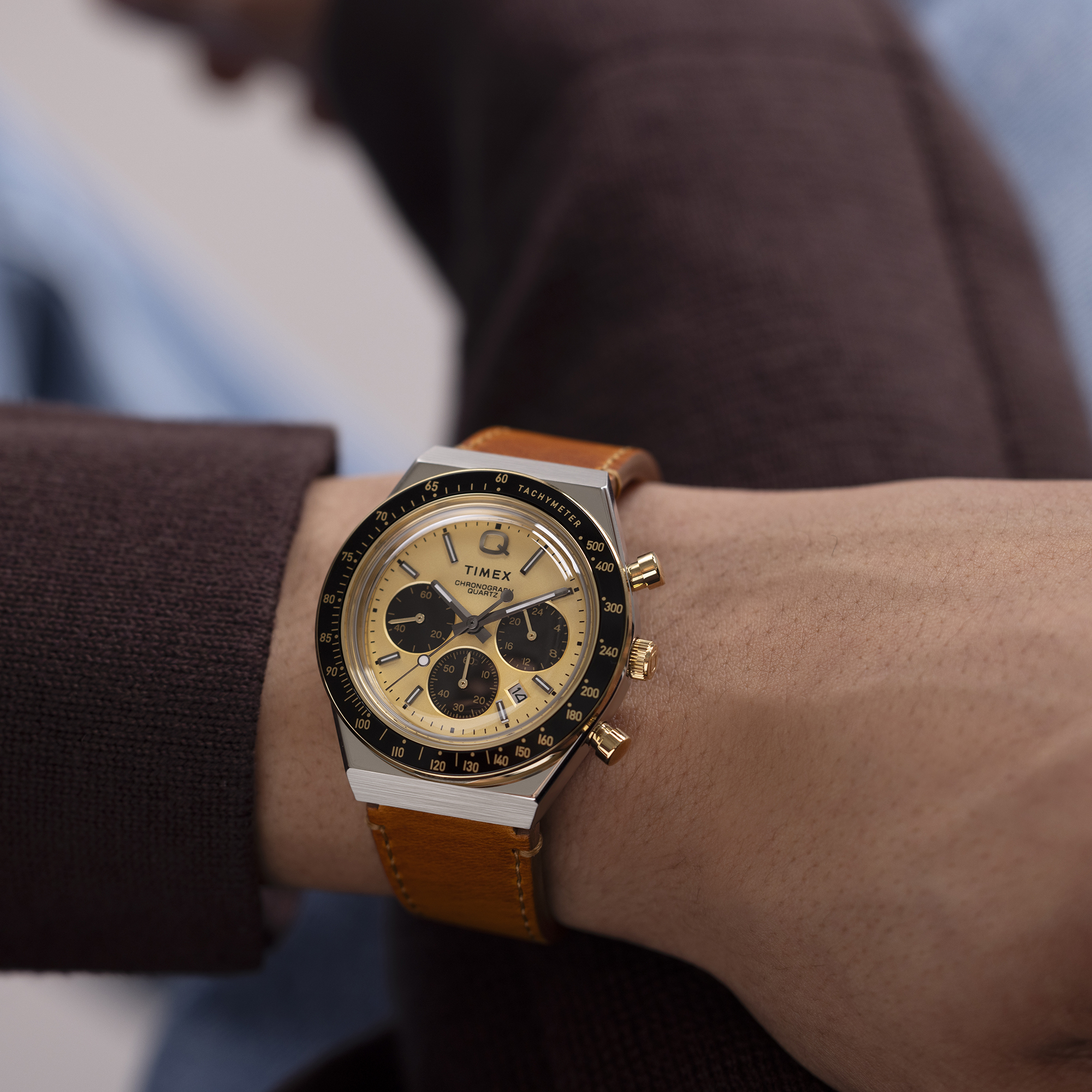 zegarek TW2W64400 srebrny Q Timex Reissue