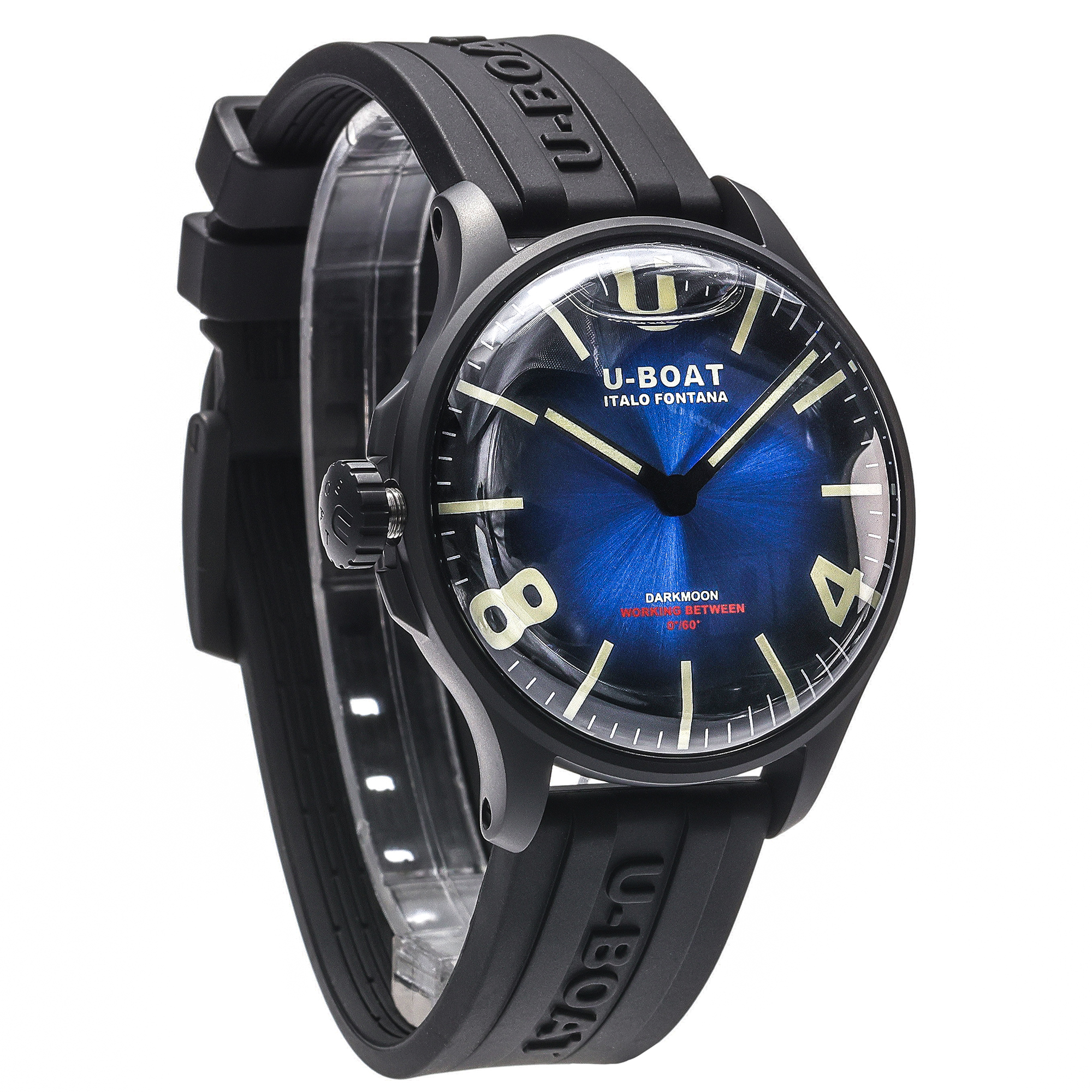 zegarek U-BOAT 8700 czarny Darkmoon