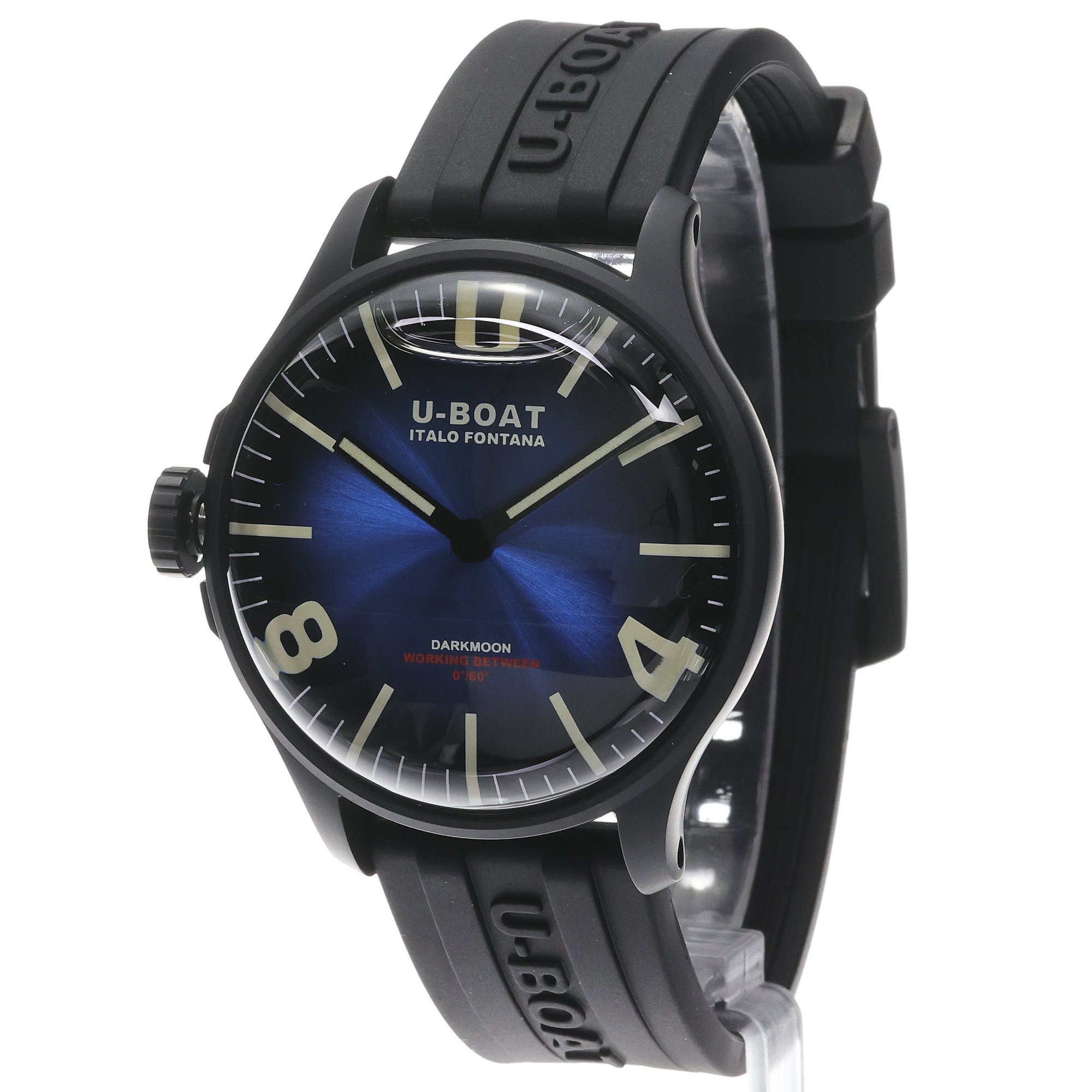 zegarek U-BOAT 8700 DARKMOON 44MM BLUE IPB SOLEIL Darkmoon szafirowe